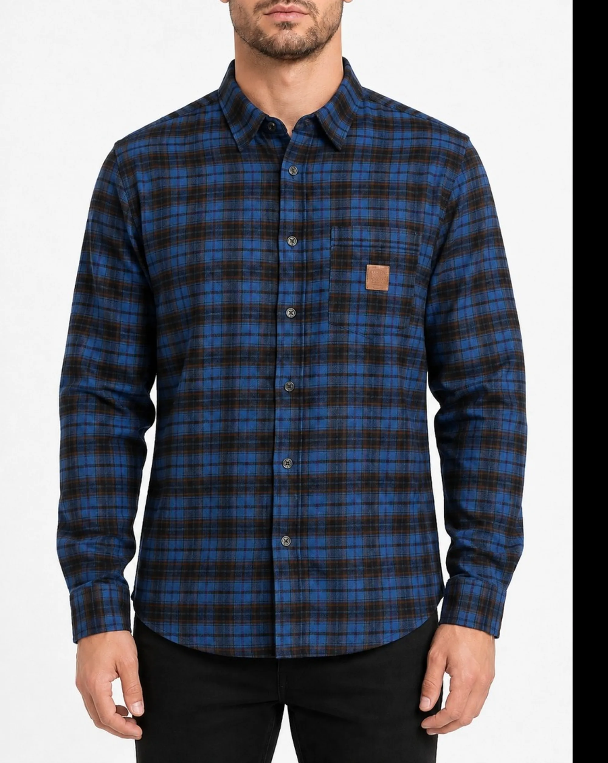 Guess Jeans B'Flannel Shirt' Blu M6Bh10W3787 188016