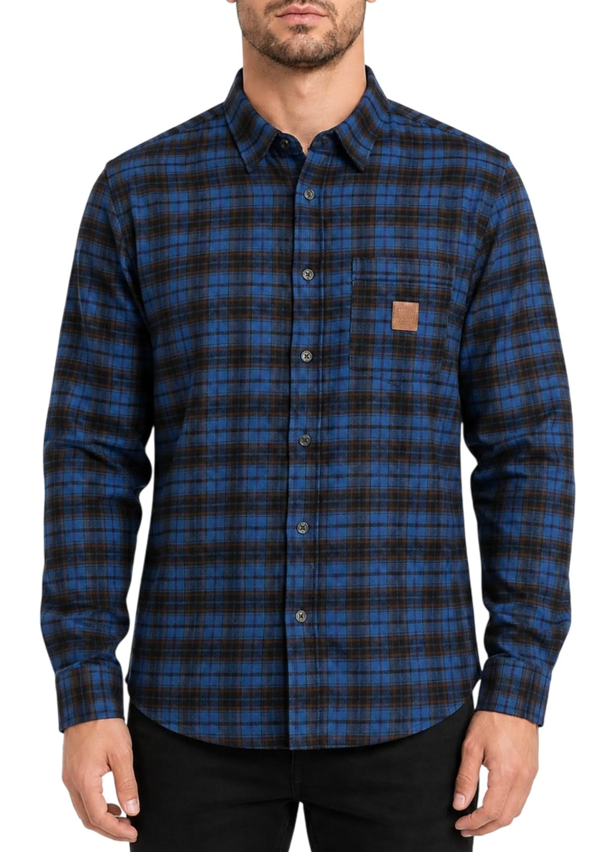Guess Jeans B'Flannel Shirt' Blu M6Bh10W3787 188126