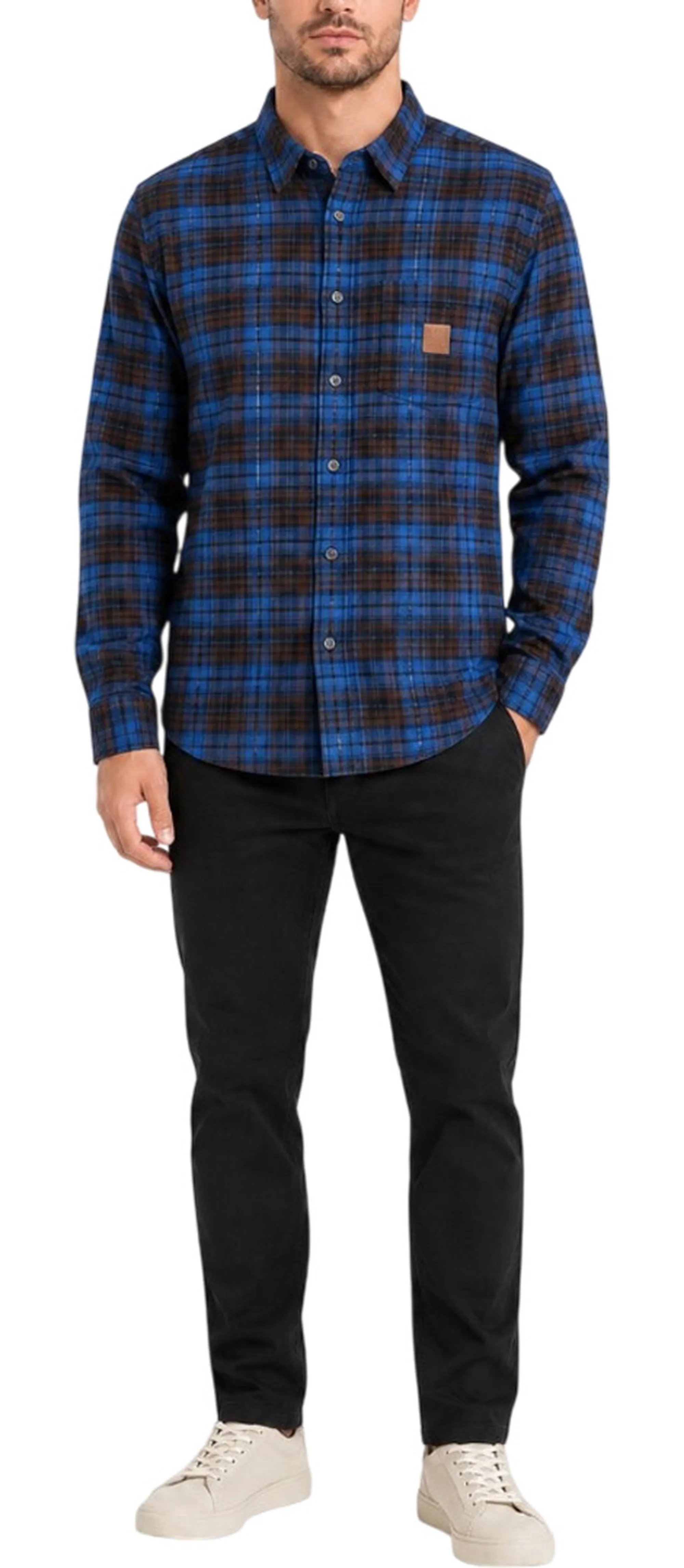Guess Jeans B'Flannel Shirt' Blu M6Bh10W3787 188128