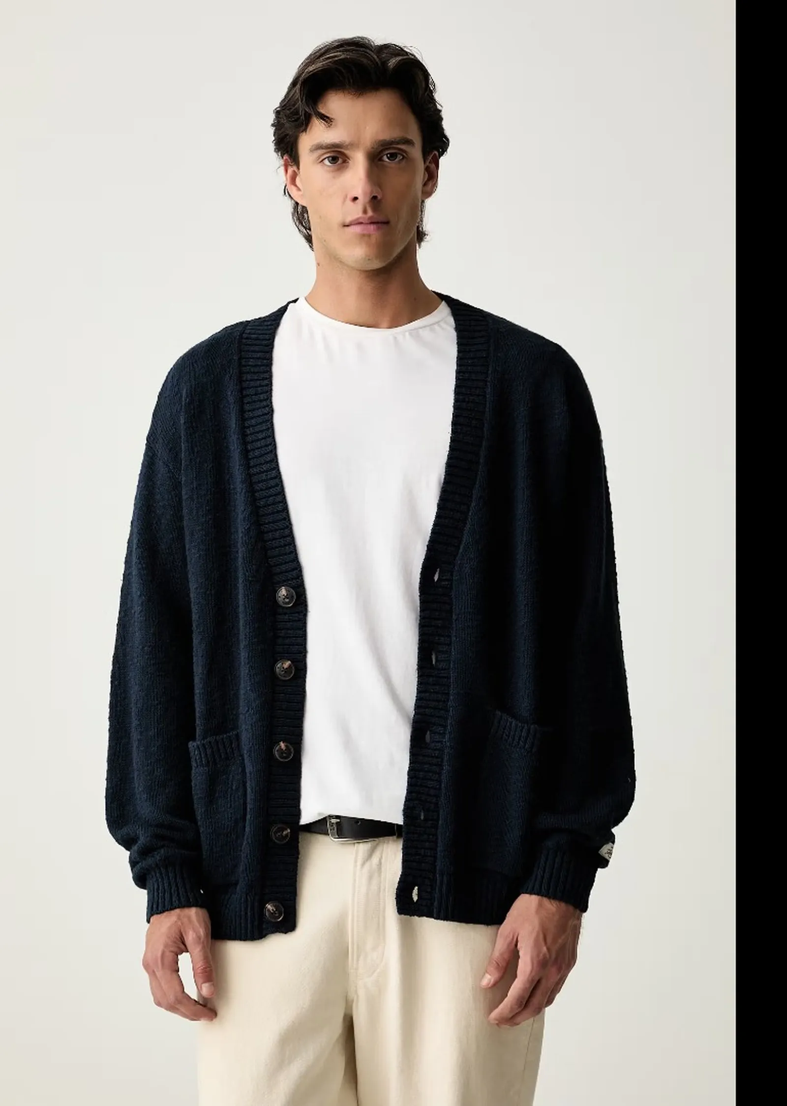 Guess Jeans Cardigan Slub Blu Scuro M6Yr01Z0864 187276
