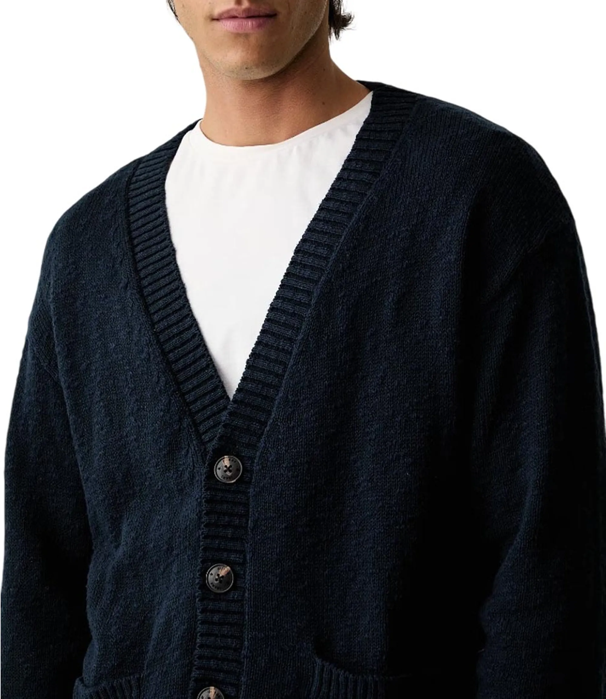 Guess Jeans Cardigan Slub Blu Scuro M6Yr01Z0864 187688