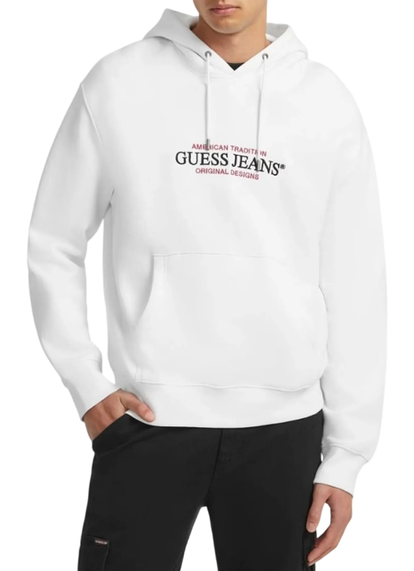 Guess Jeans Felpa Bianco M4Yq23K9V31 159785