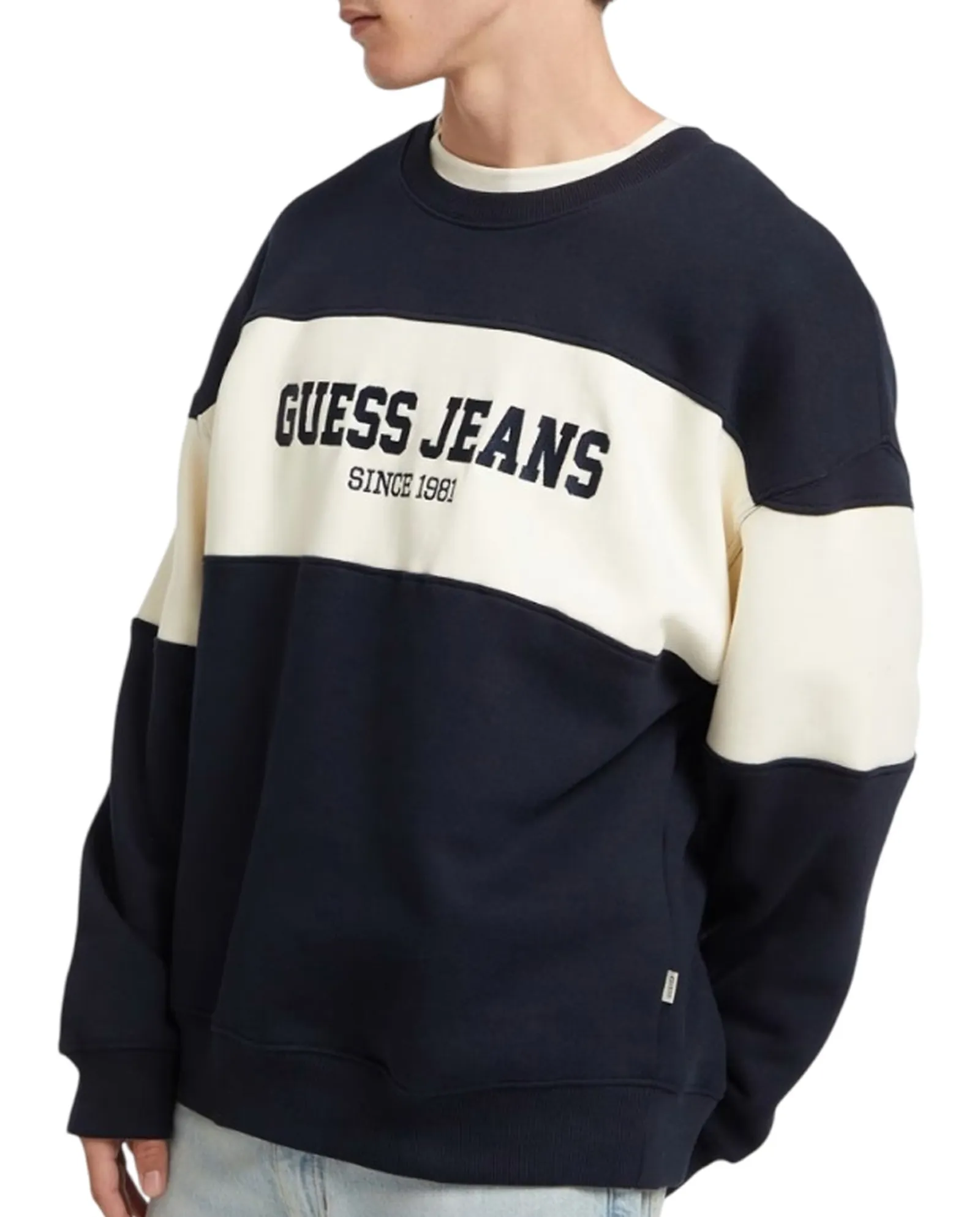 Guess Jeans Felpa Blu M4Bq39K9V31 159901