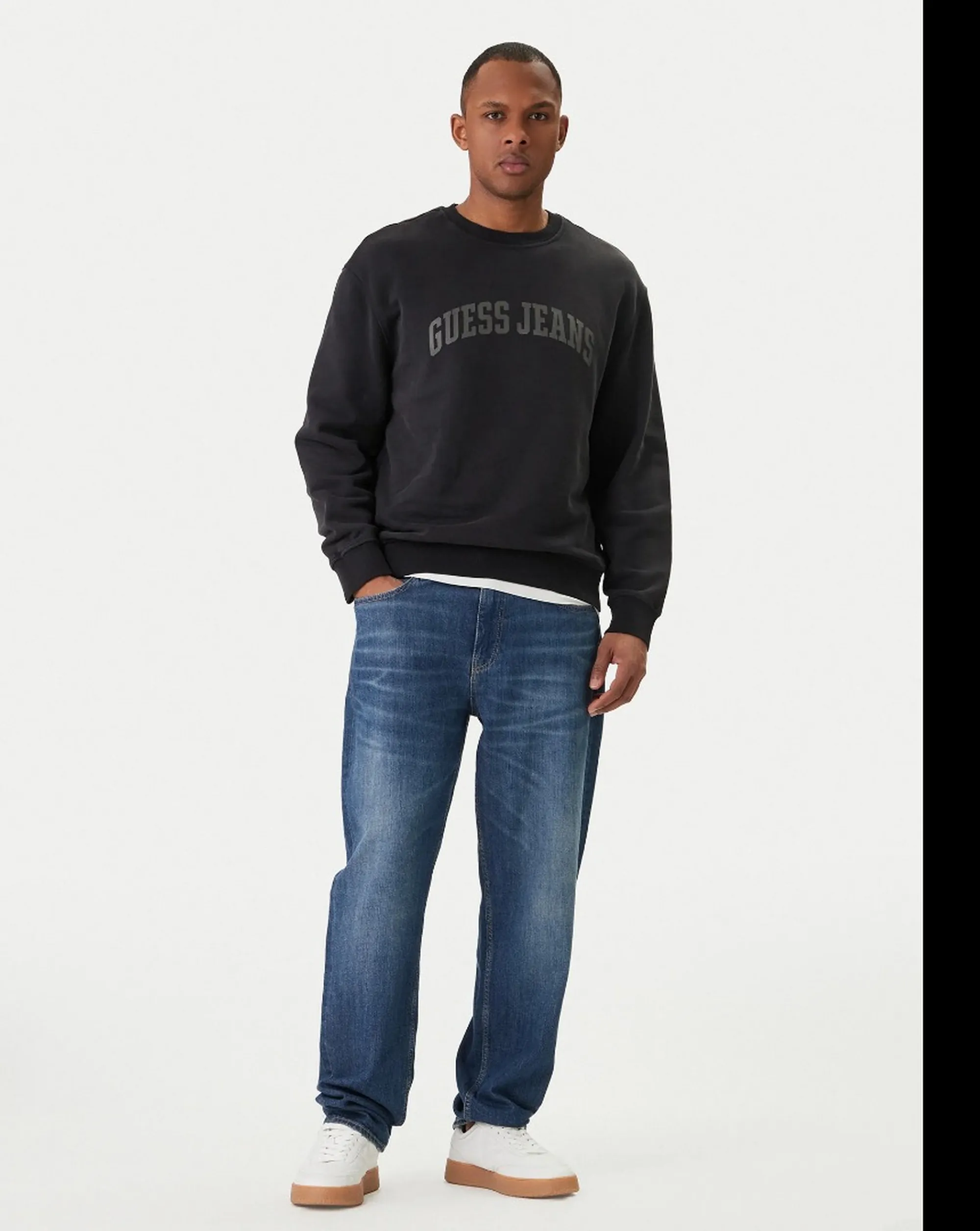 Guess Jeans Felpa Nero M6Gqa6Kcpr1 181296