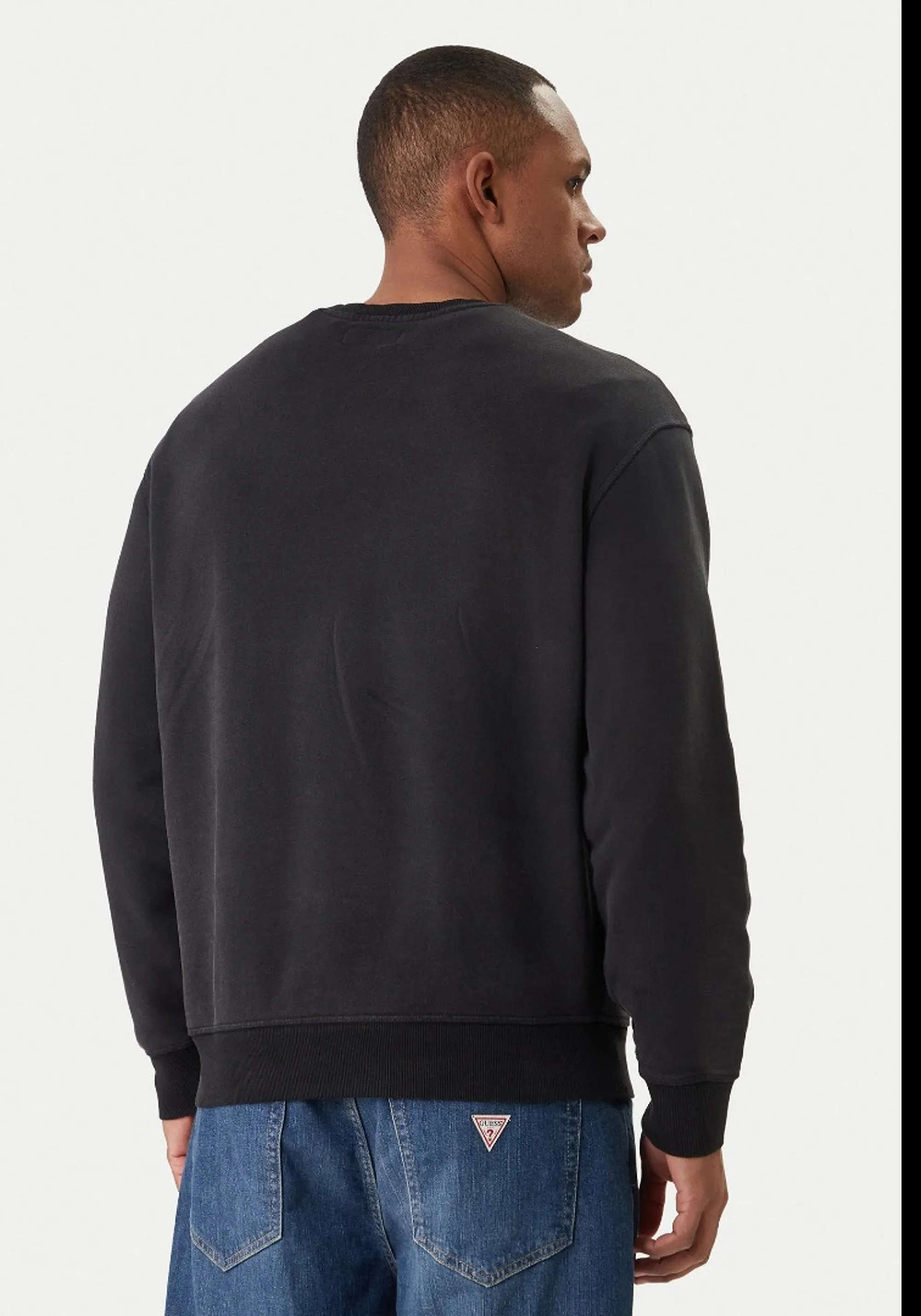 Guess Jeans Felpa Nero M6Gqa6Kcpr1 181297