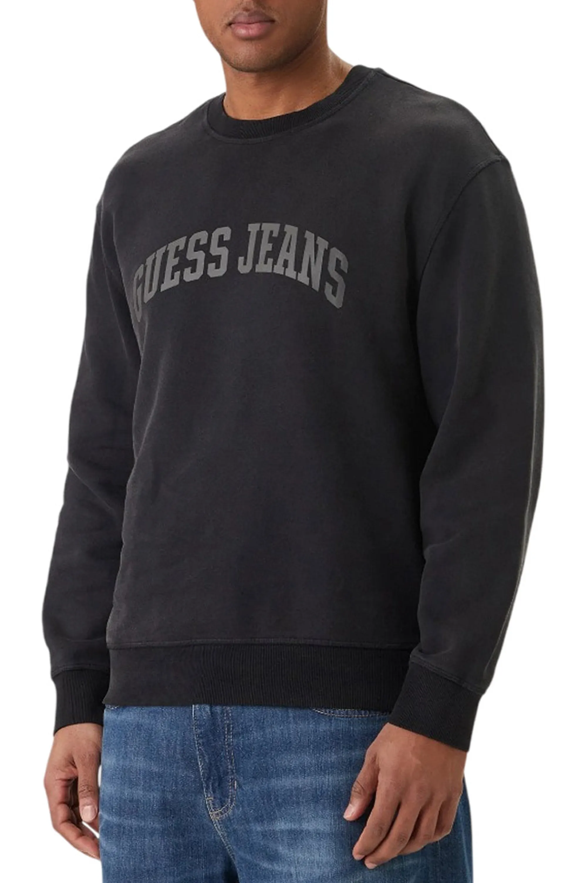 Guess Jeans Felpa Nero M6Gqa6Kcpr1 181362