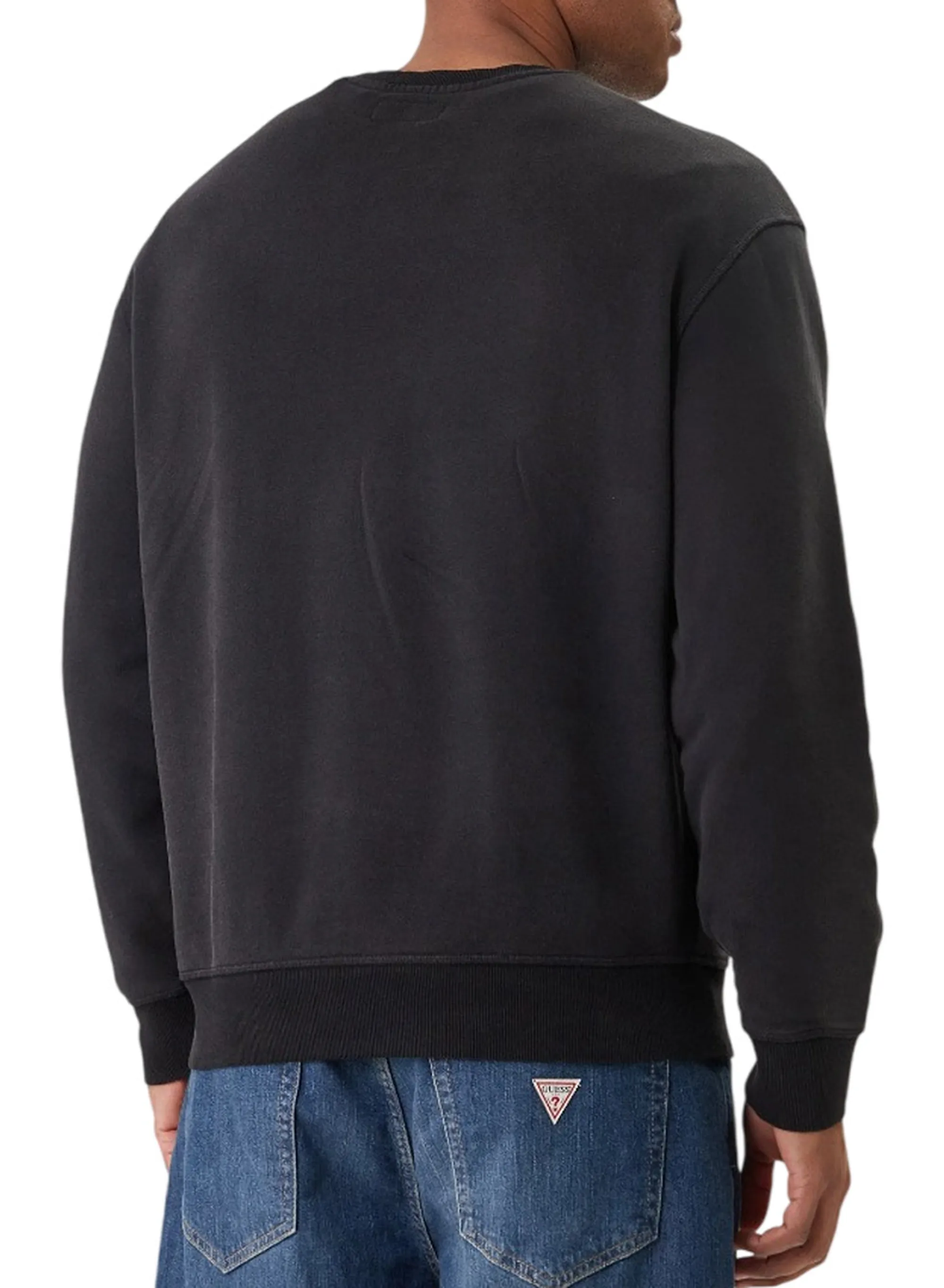 Guess Jeans Felpa Nero M6Gqa6Kcpr1 181366