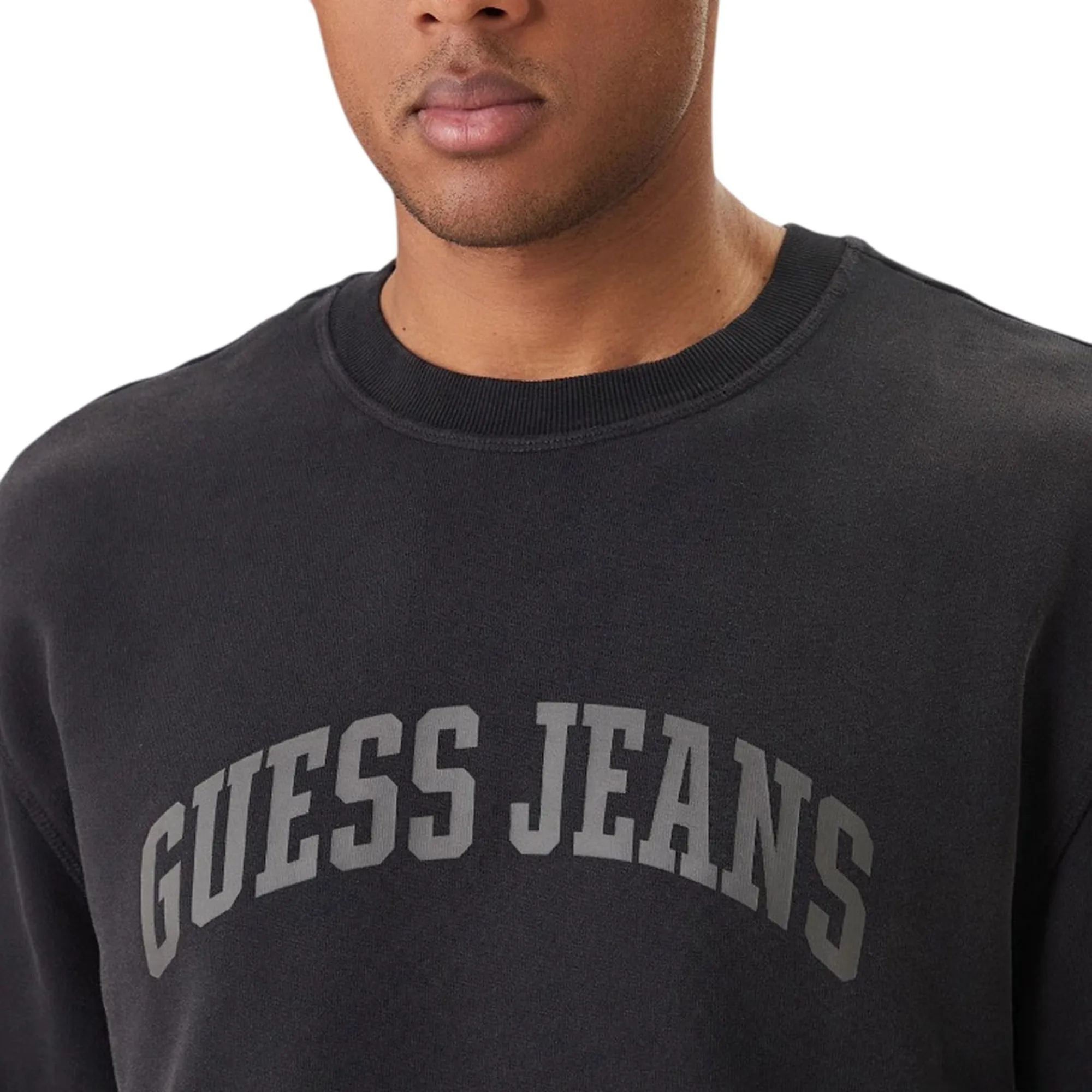 Guess Jeans Felpa Nero M6Gqa6Kcpr1 181368