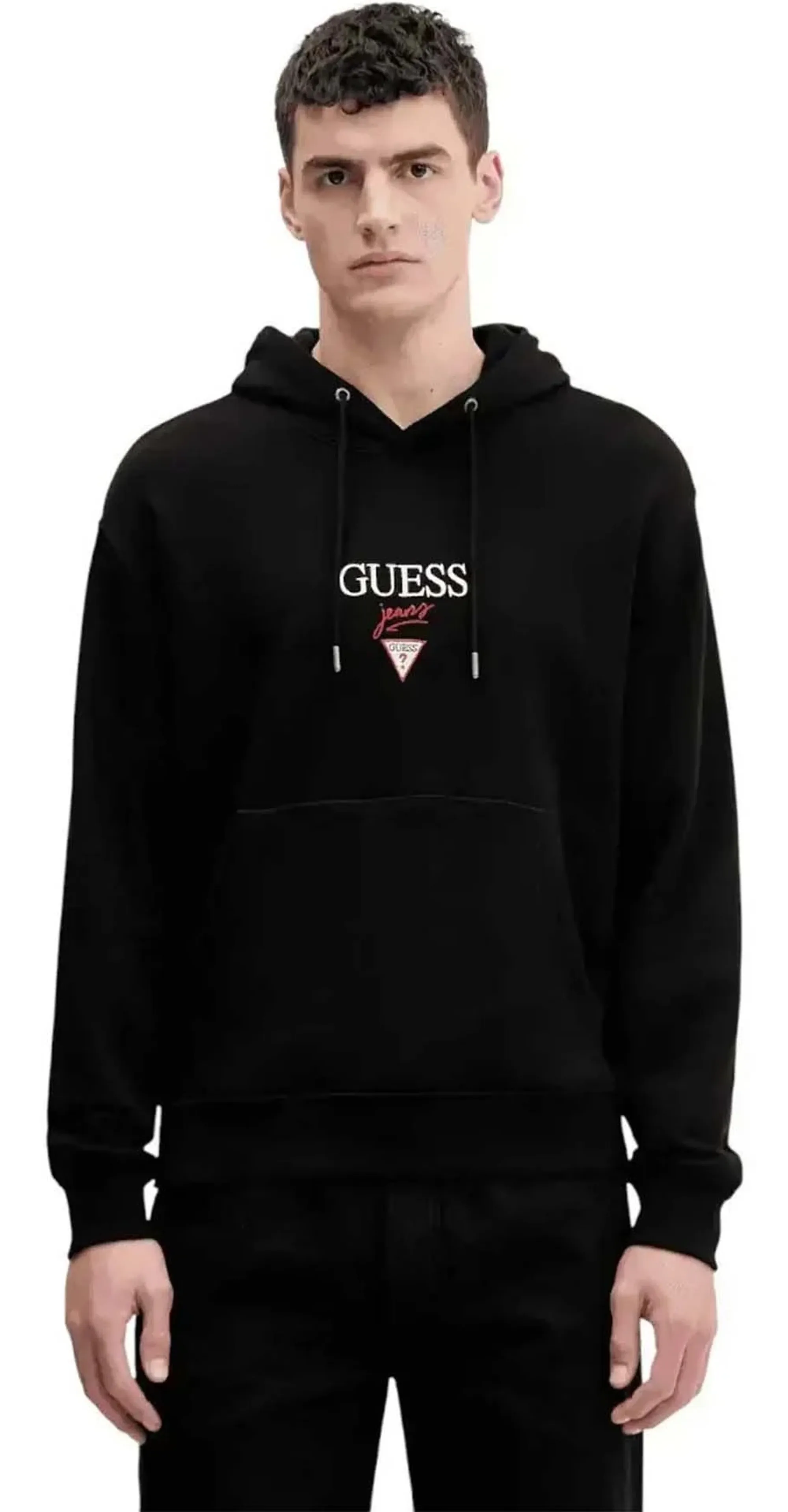 Guess Jeans Felpa Nero M6Rq26Kcpr1 171469