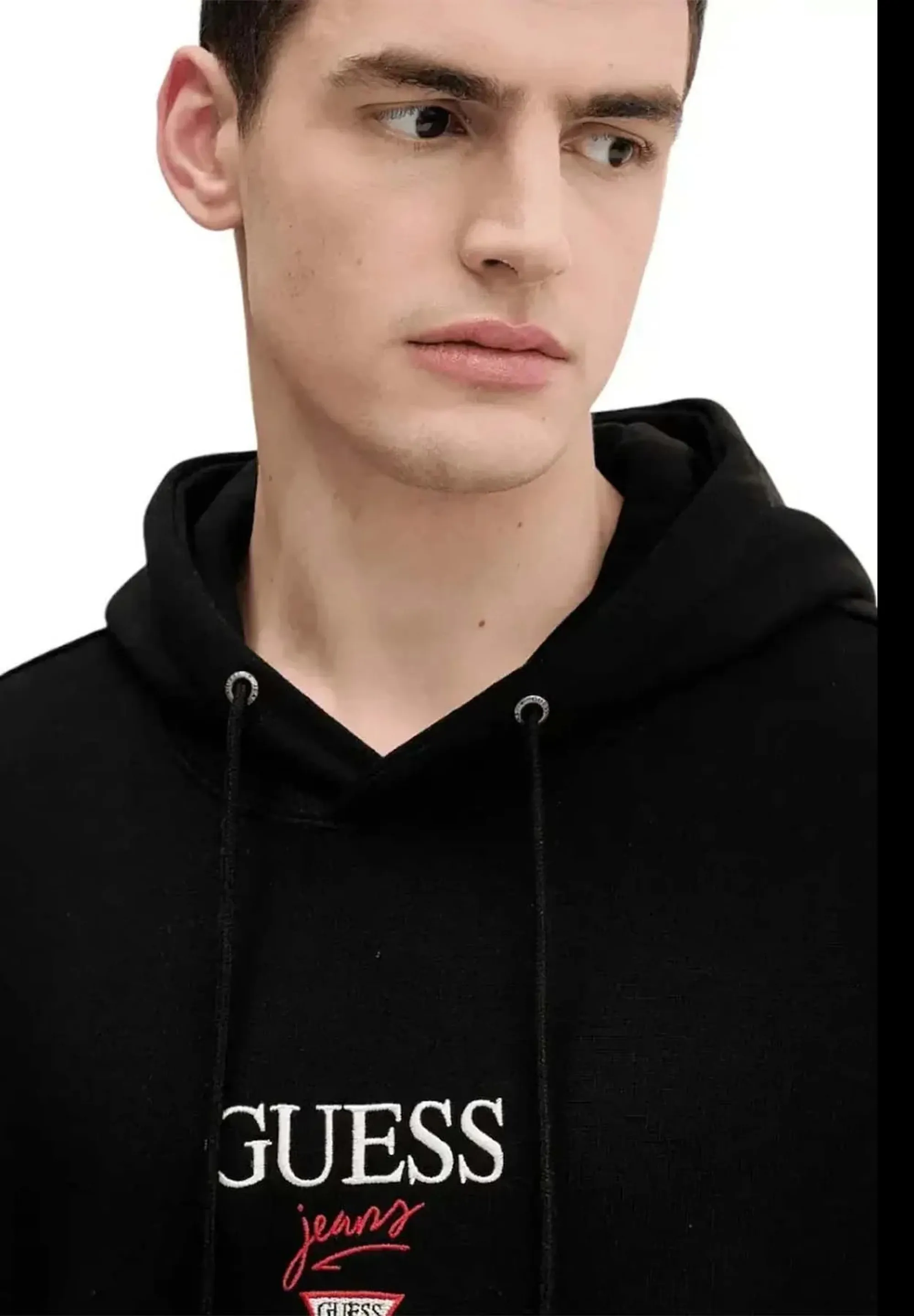 Guess Jeans Felpa Nero M6Rq26Kcpr1 171471