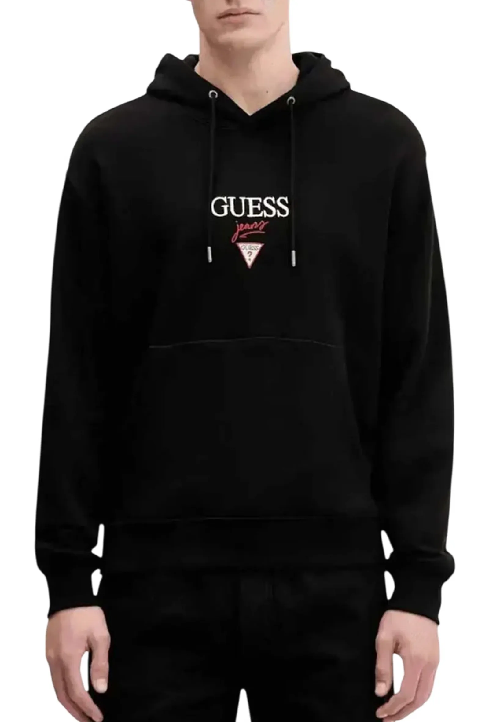 Guess Jeans Felpa Nero M6Rq26Kcpr1 172213
