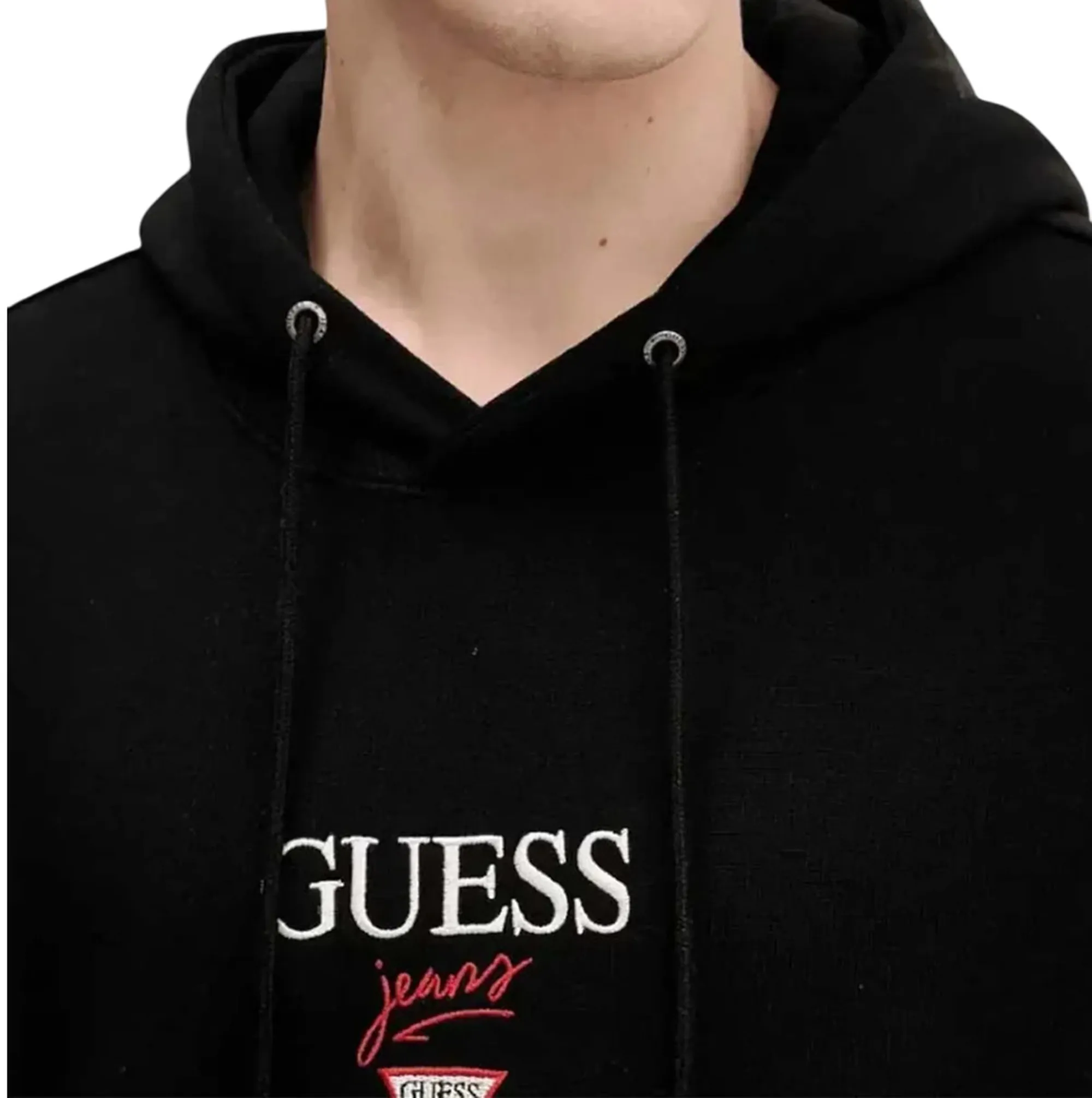 Guess Jeans Felpa Nero M6Rq26Kcpr1 172221