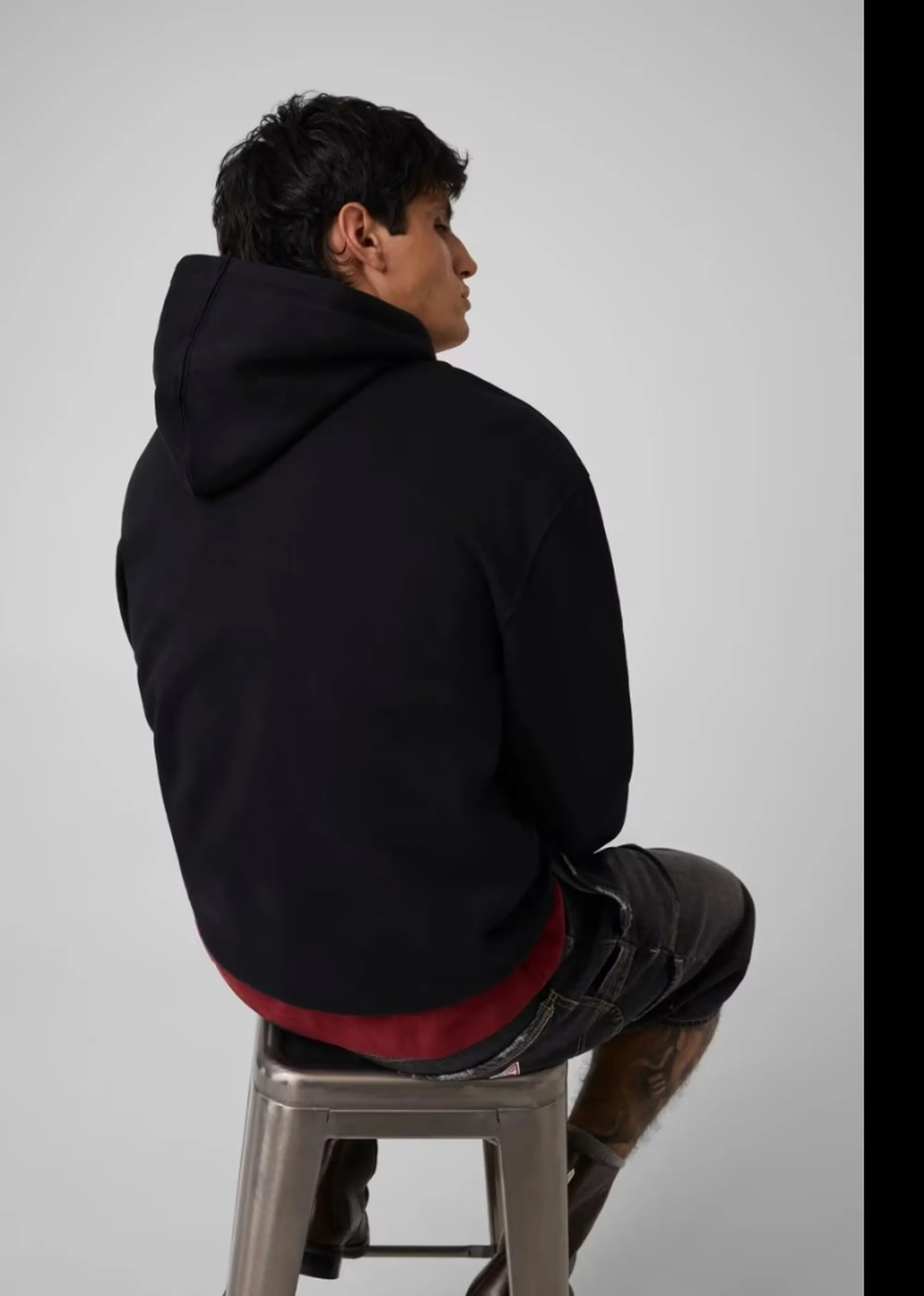 Guess Jeans B'Classic Hoodie With Logo' Black M6Bq12K5459 187169