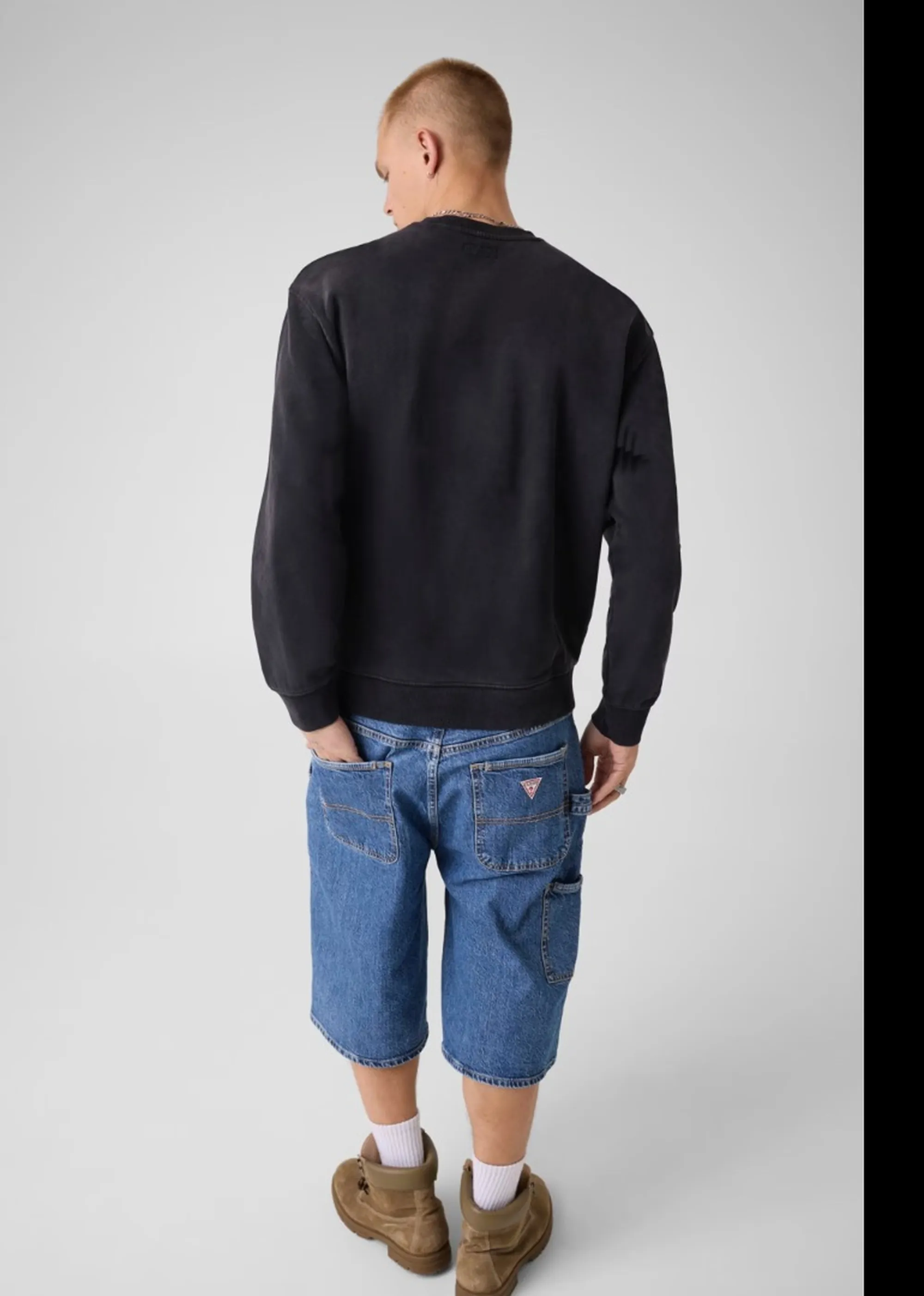 Guess Jeans B'Sweatshirt With Logo' Black M6Yq22K4211 187247