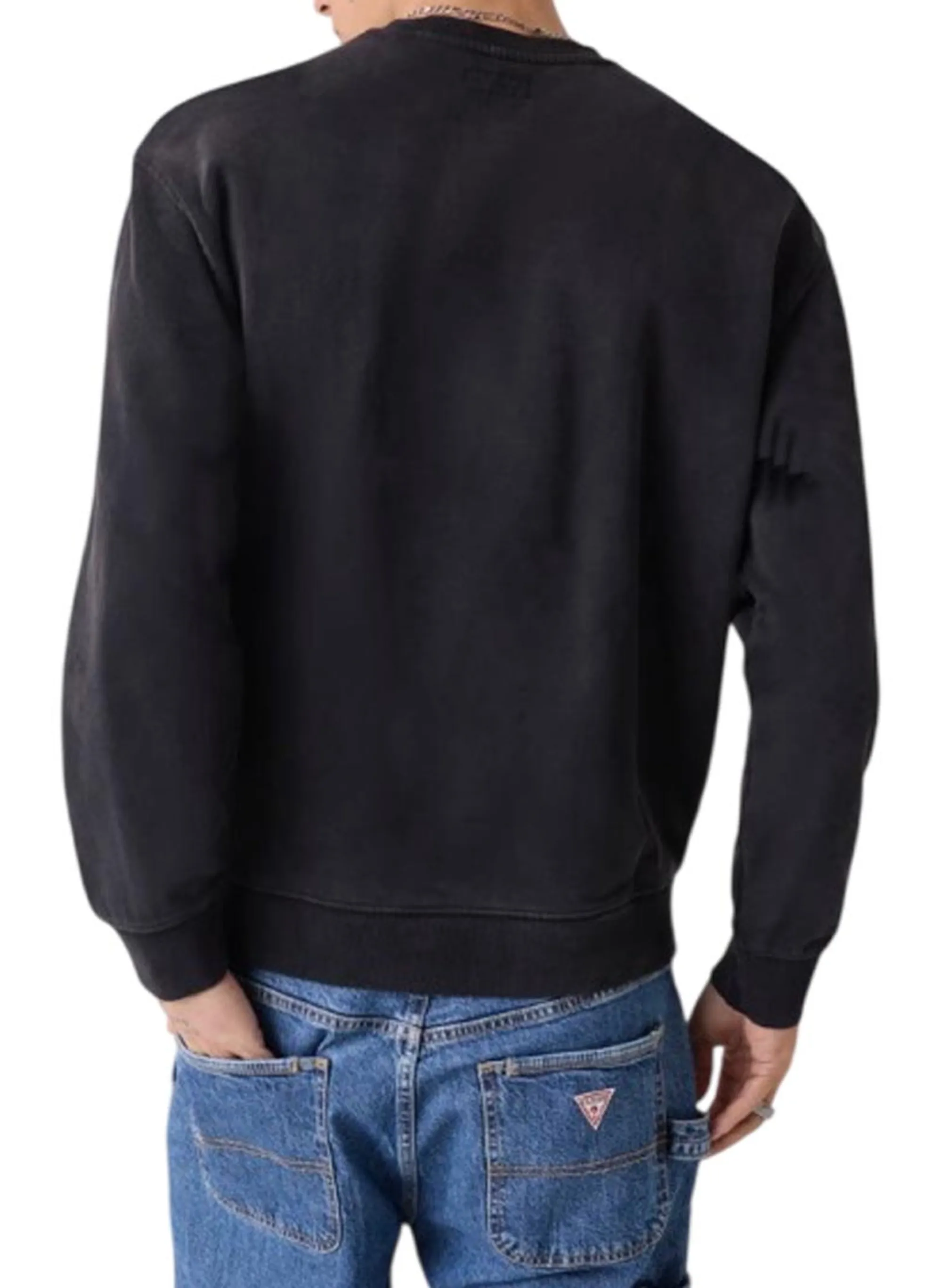 Guess Jeans B'Sweatshirt With Logo' Black M6Yq22K4211 187713