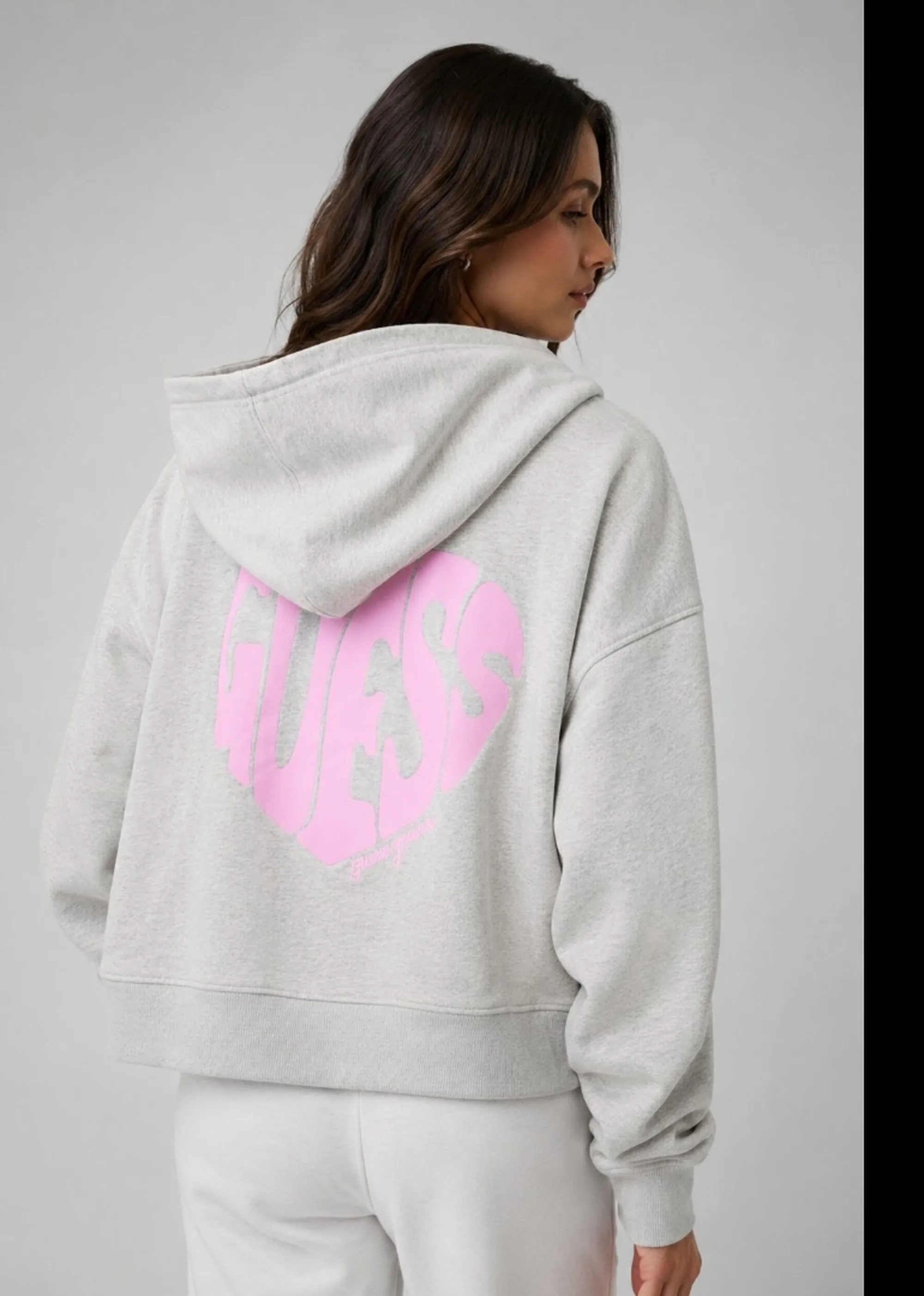Guess Jeans B'Zip-Up Hoodie' Grey W6Bq17K6631 187188