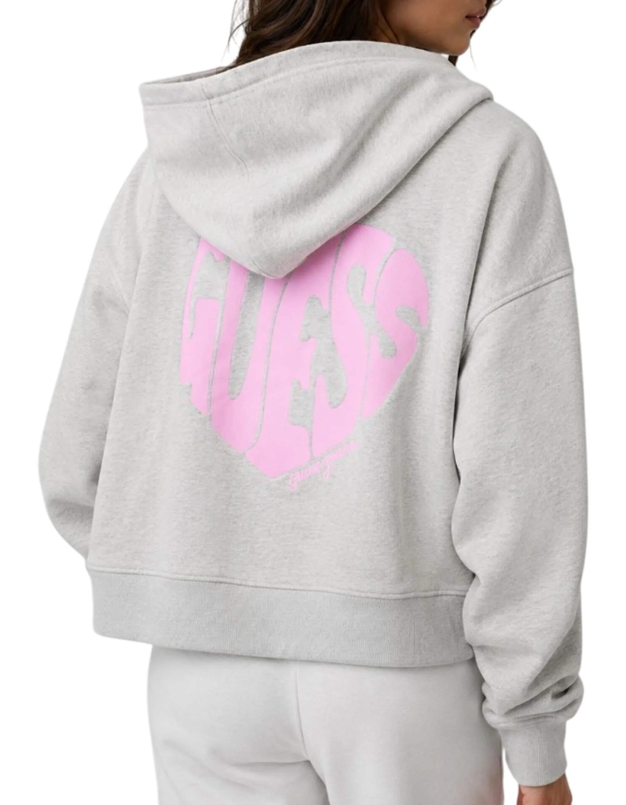 Guess Jeans B'Zip-Up Hoodie' Grey W6Bq17K6631 187547