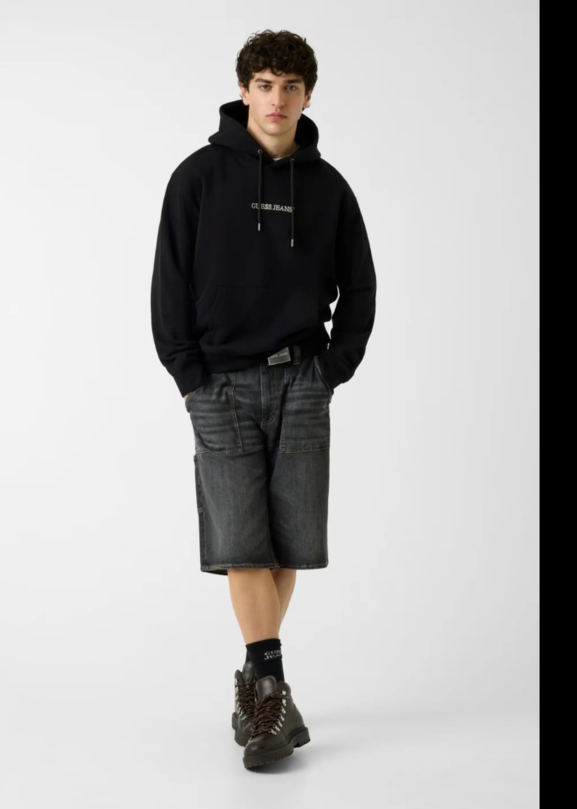 Guess Jeans B'Horizon Stripe Hoodie' Black M5Rq38Kcpr1 187311