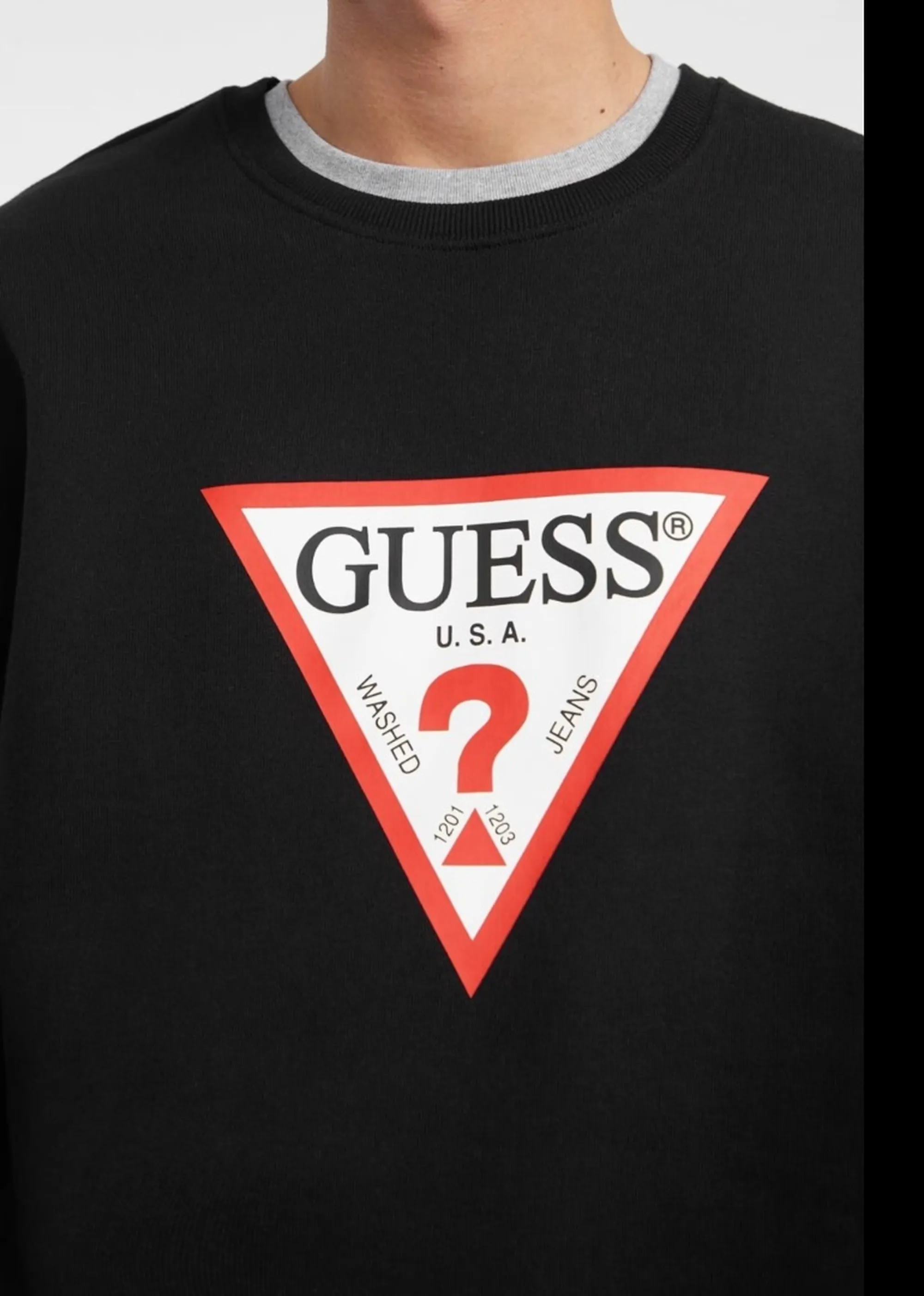 Guess Jeans B'Iconic Oversized Sweatshirt' Black M4Yq21K9V31 187217