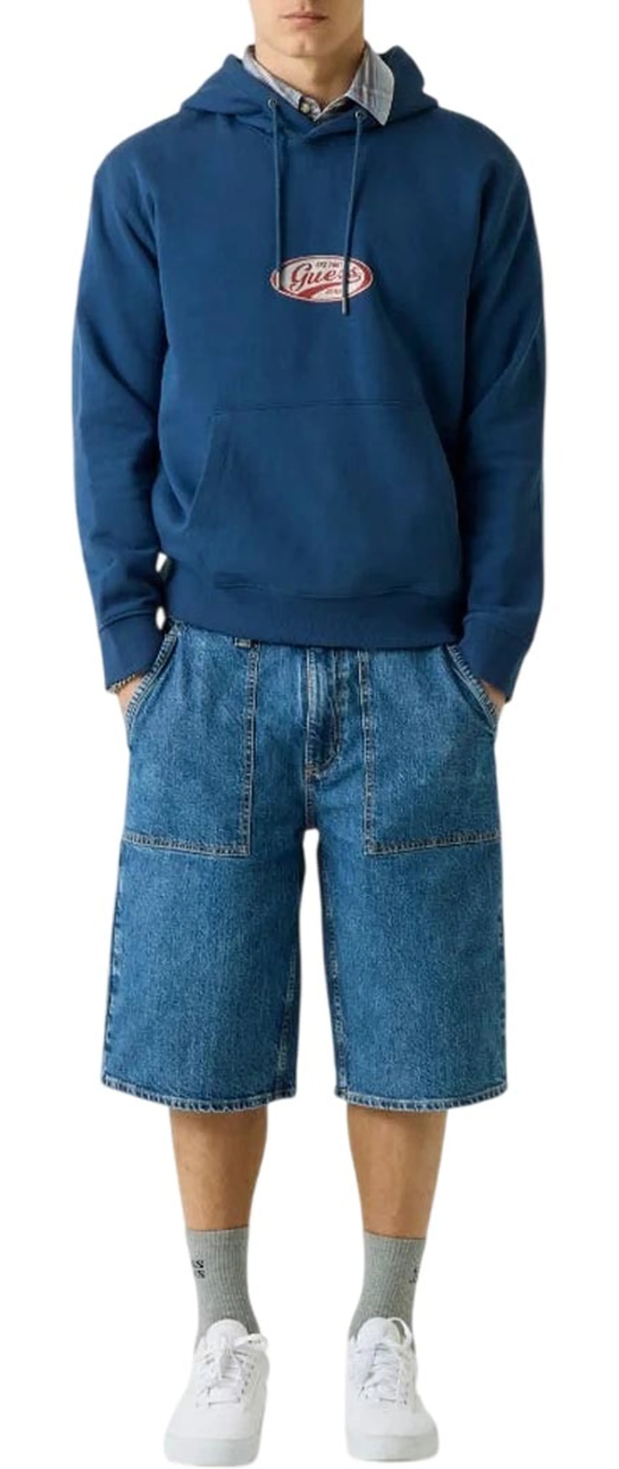 Guess Jeans B'Essential Reg Fit Shirt' Blu M6Yq07K3996 187704