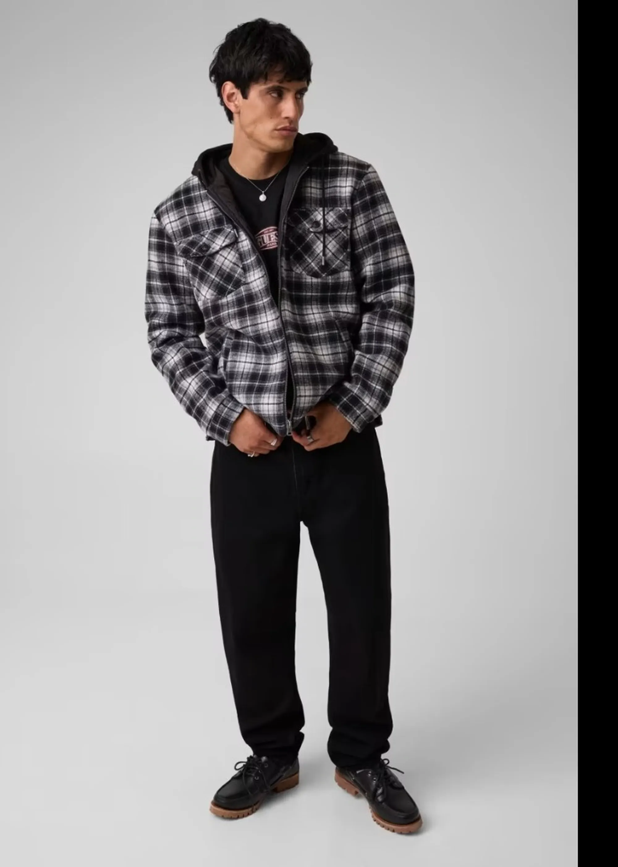 Guess Jeans B'Flannel Jacket' Grey M6Bl81W5760 187176