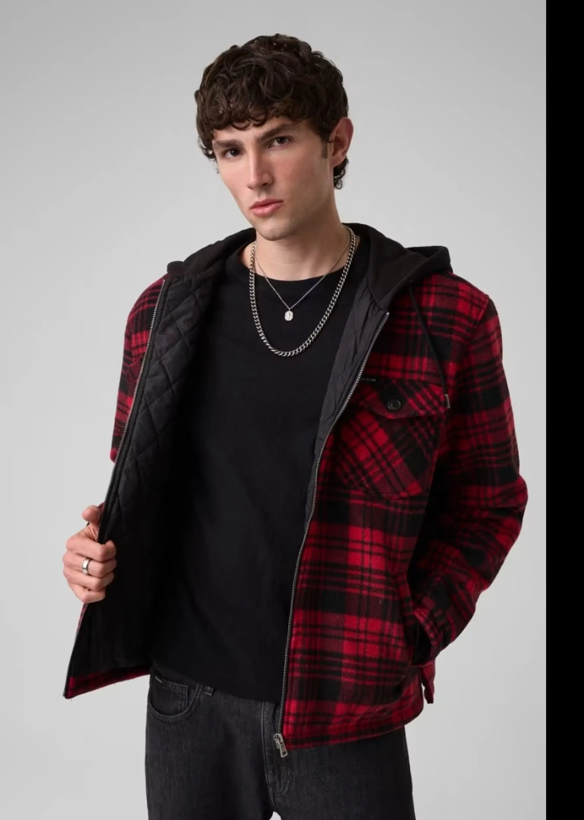Guess Jeans B'Flannel Jacket' Red M6Bl81W5760 187171