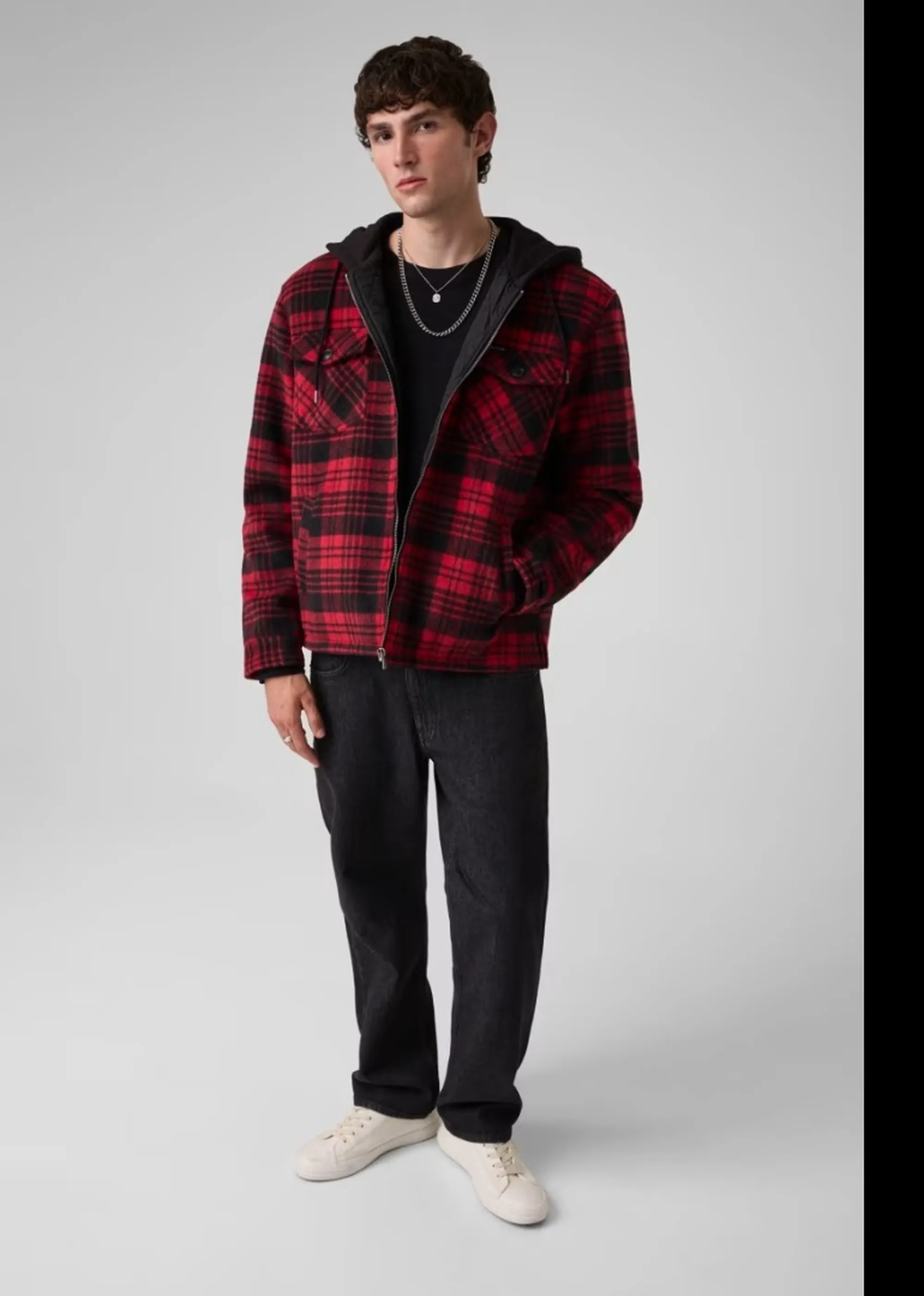 Guess Jeans B'Flannel Jacket' Red M6Bl81W5760 187172