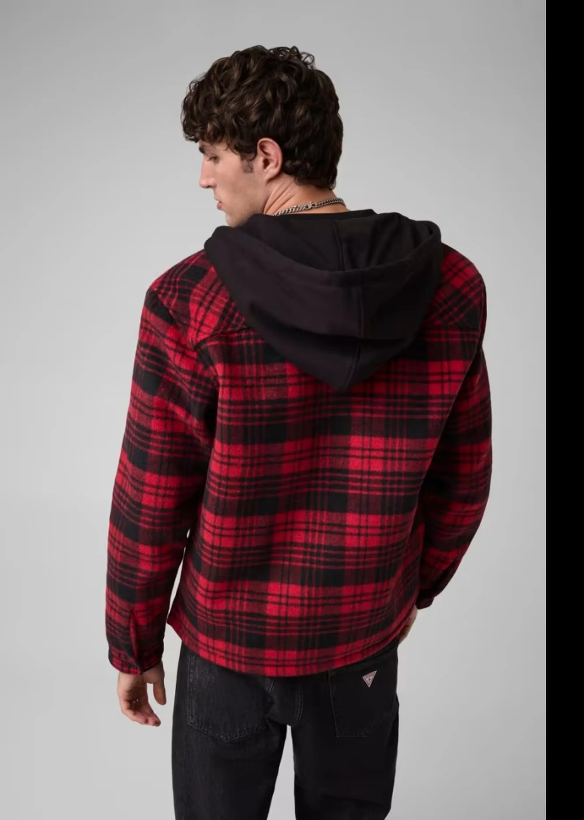 Guess Jeans B'Flannel Jacket' Red M6Bl81W5760 187173