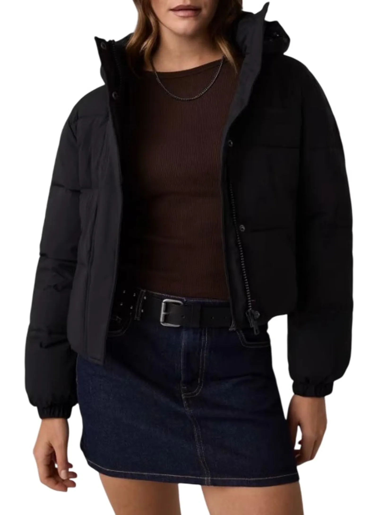 Guess Jeans Giubbino Imbottito Corto Nero W6Bl25W3788 196139
