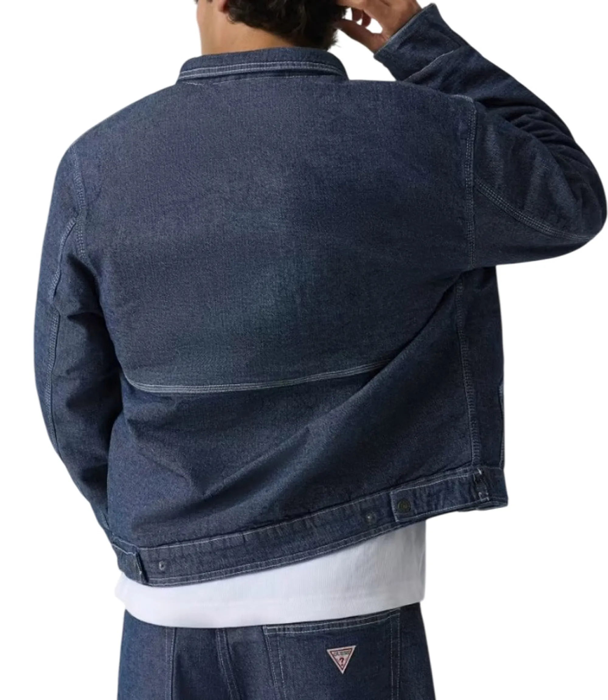 Guess Jeans Giubbino In Denim Denim M6Bn70D1868 195912