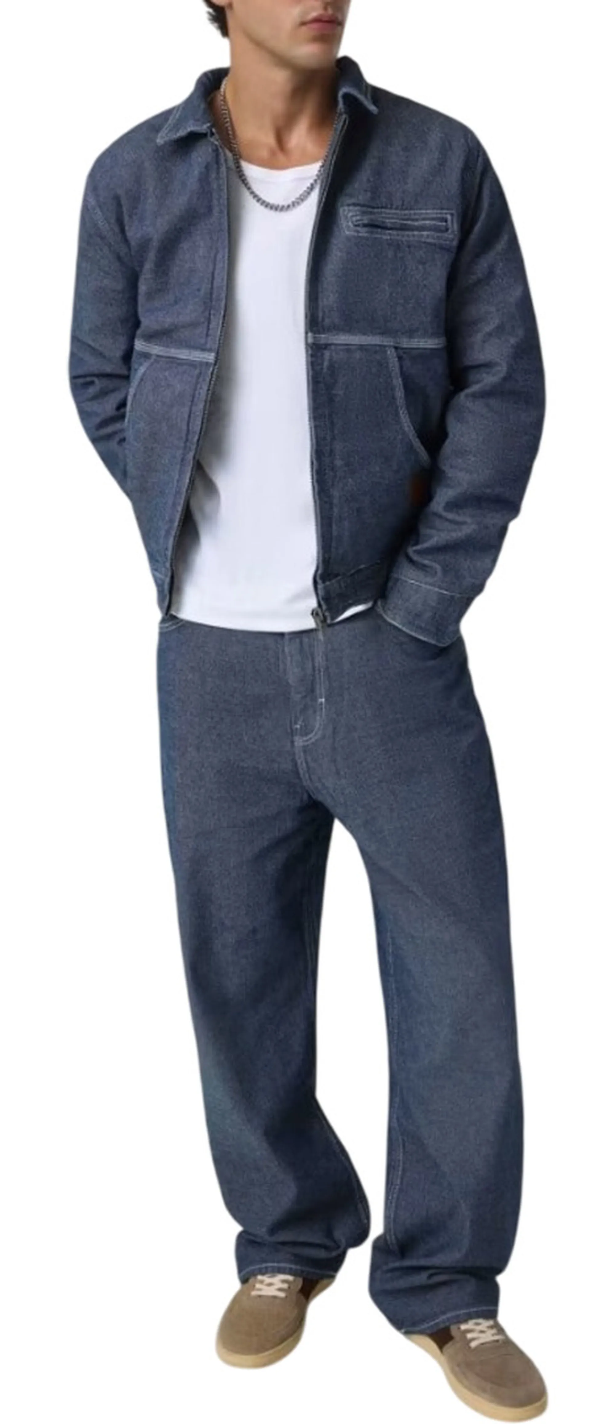 Guess Jeans Giubbino In Denim Denim M6Bn70D1868 195917