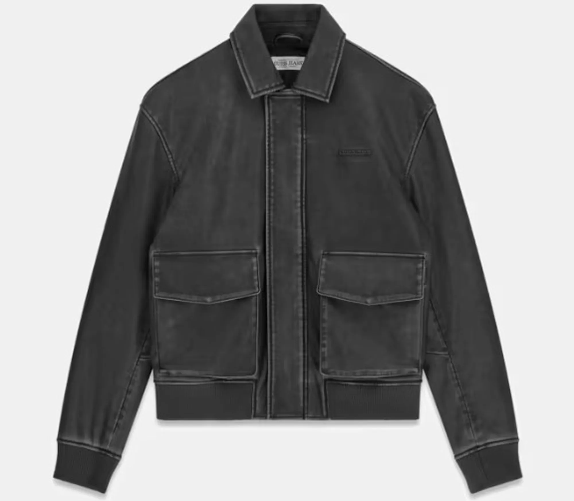 Guess Jeans Giubbino In Similpelle Nero M6Bl71K7176 195397