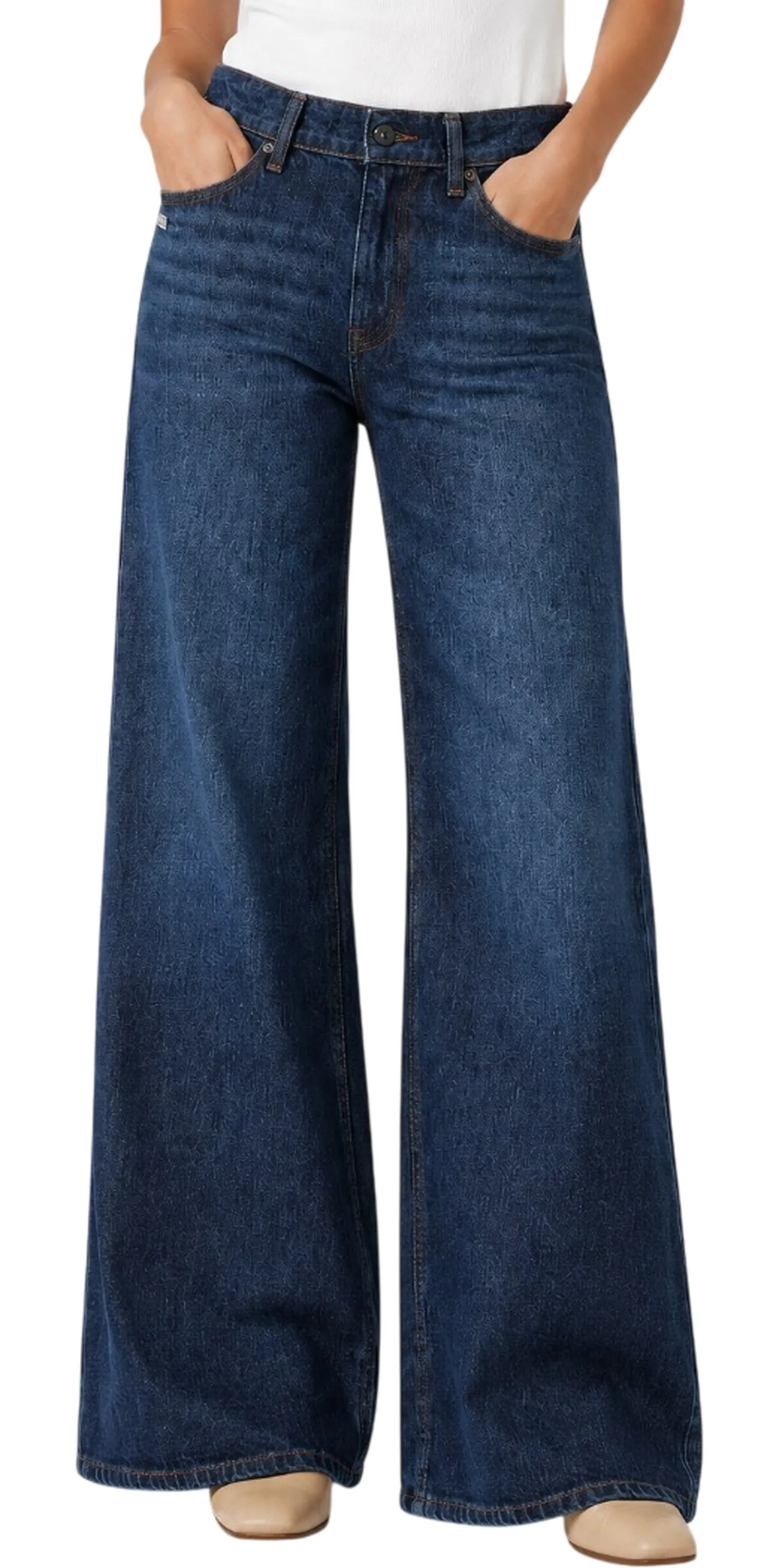 Guess Jeans Jeans A Gamba Larga Denim W6Ba0Yd1793 187554