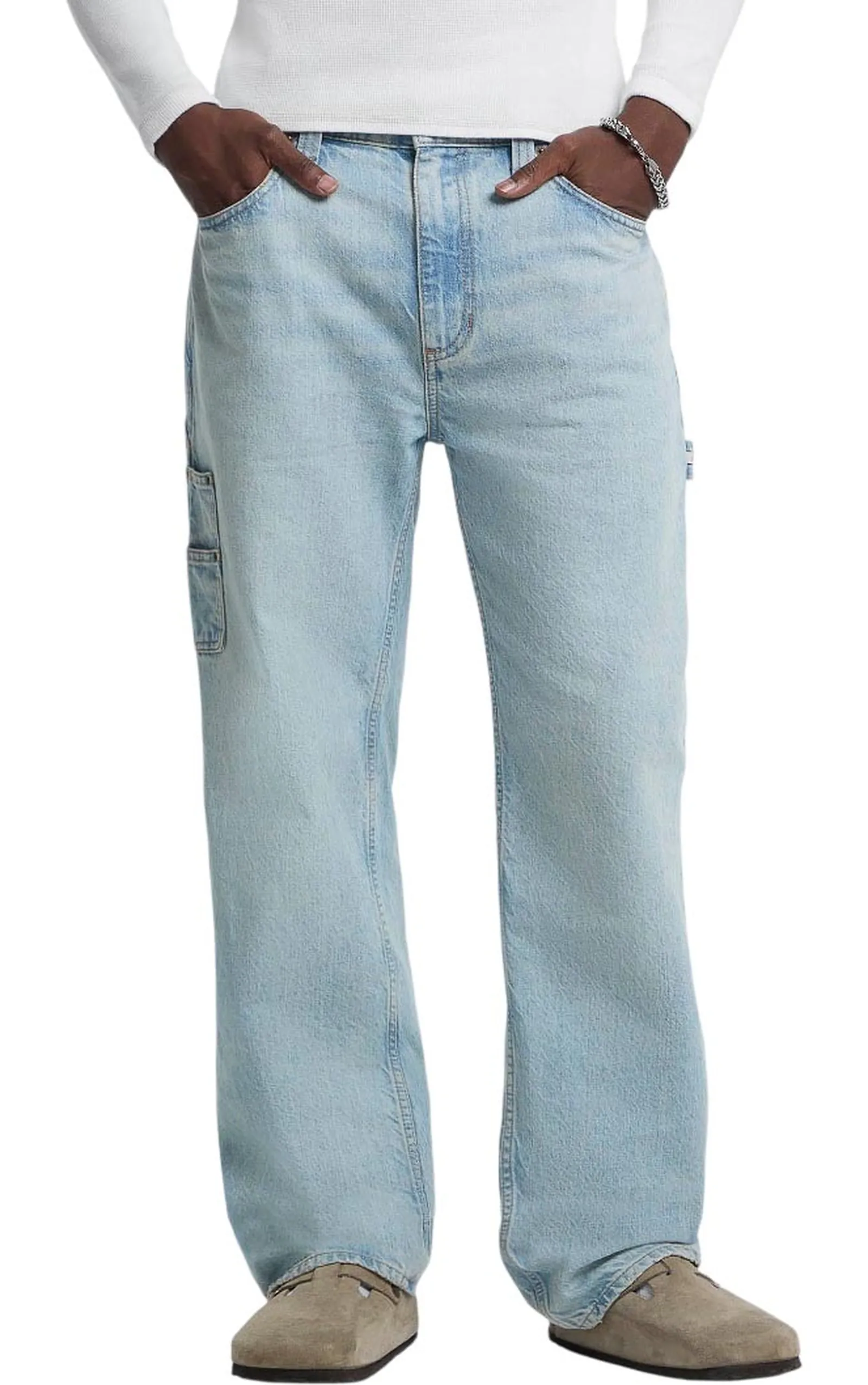 Guess Jeans Jeans Carpenter Denim Chiaro M5Ba0Dd5M51 187740