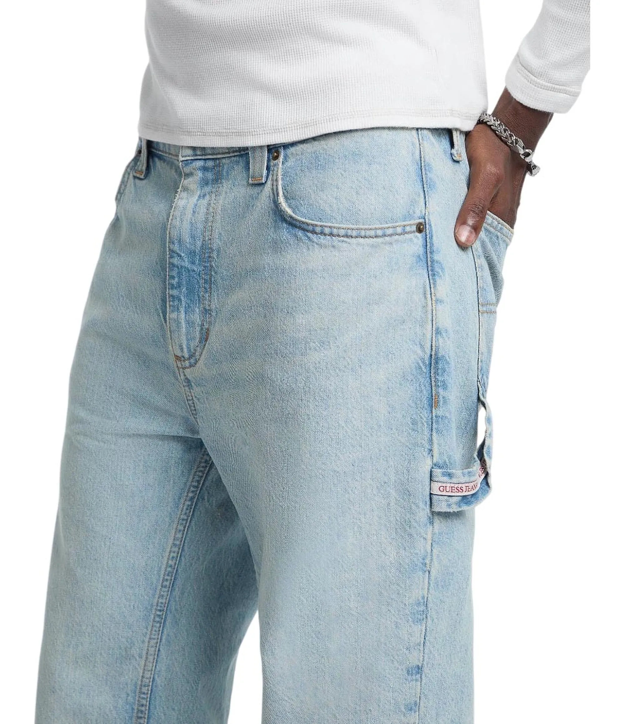 Guess Jeans Jeans Carpenter Denim Chiaro M5Ba0Dd5M51 187743
