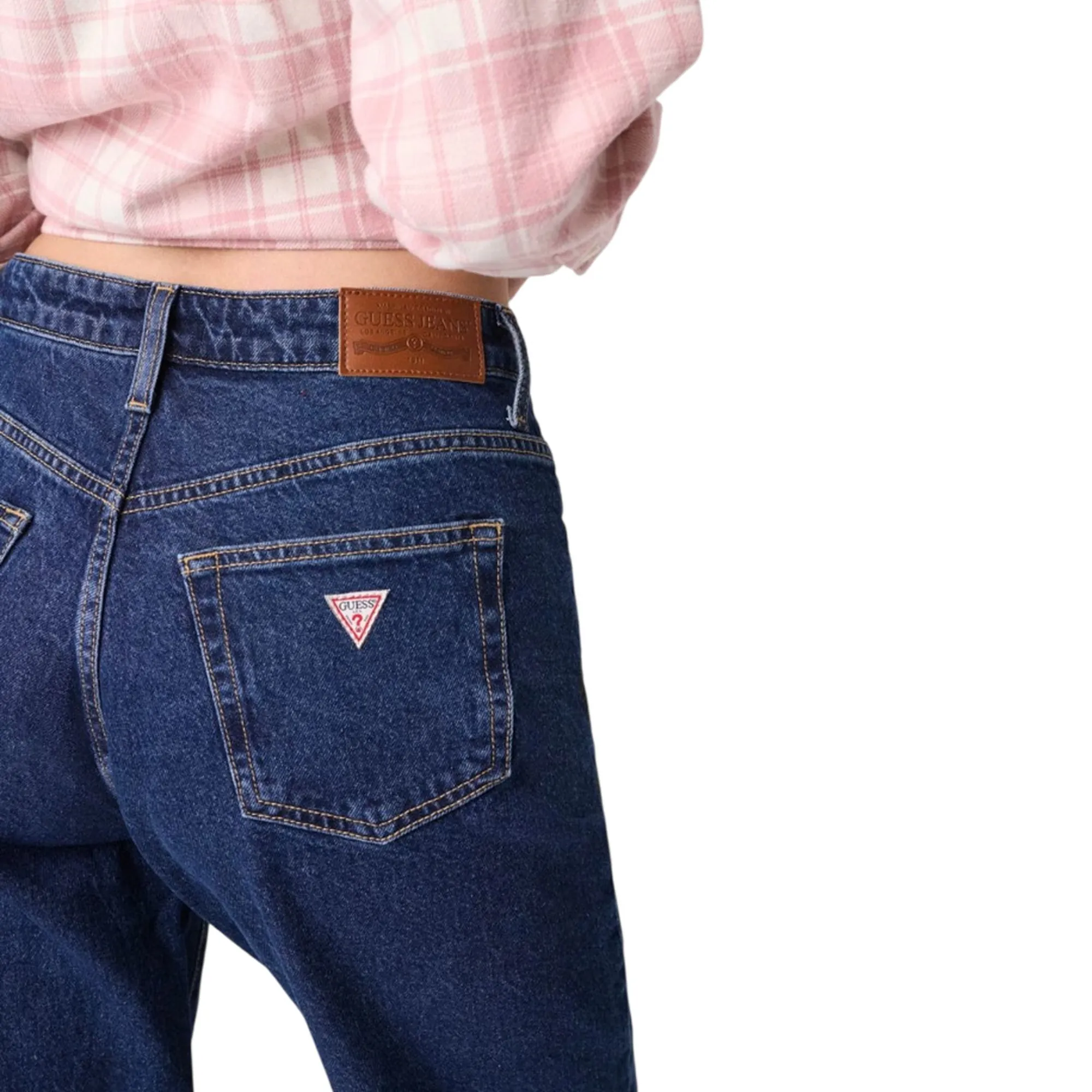 Guess Jeans B'Jeans G06 Mom' Blue Denim W4Ya0Dd5Cc2 188070