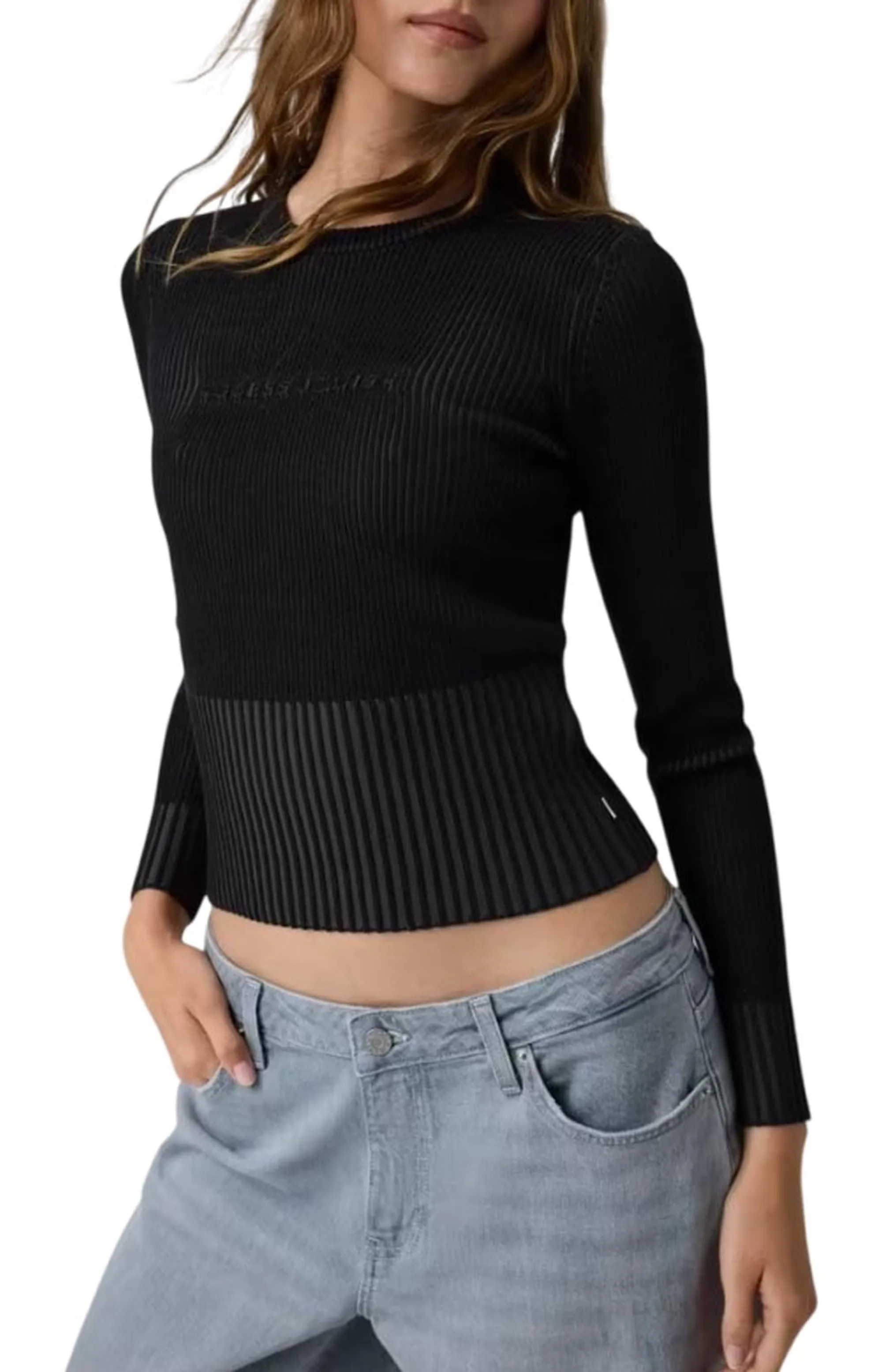Guess Jeans B'Shirt With Embossed Logo' Black W6Br04Z1247 196196