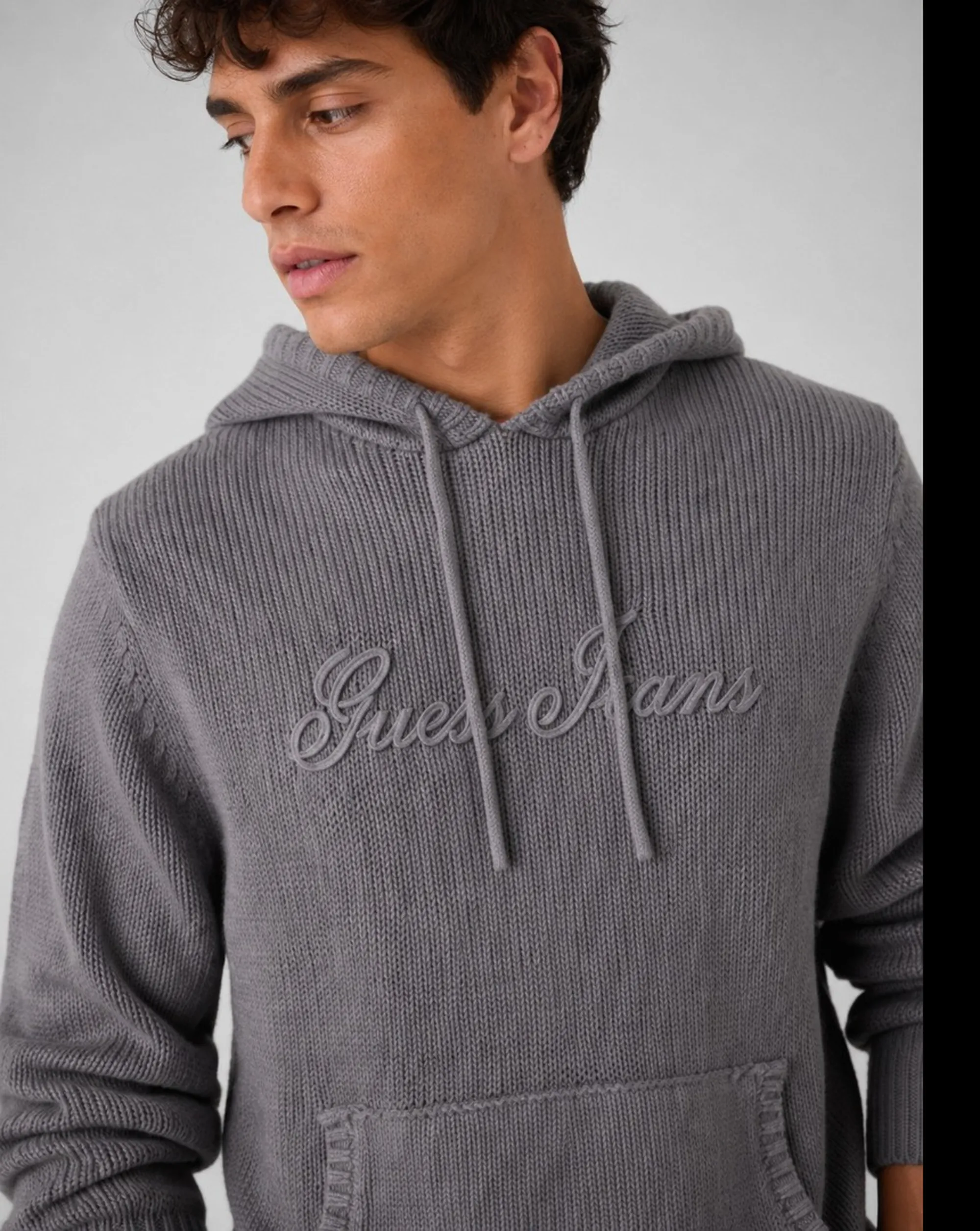 Guess Jeans B'Embroidered Hoodie' Grey M6Br08Z1231 187960