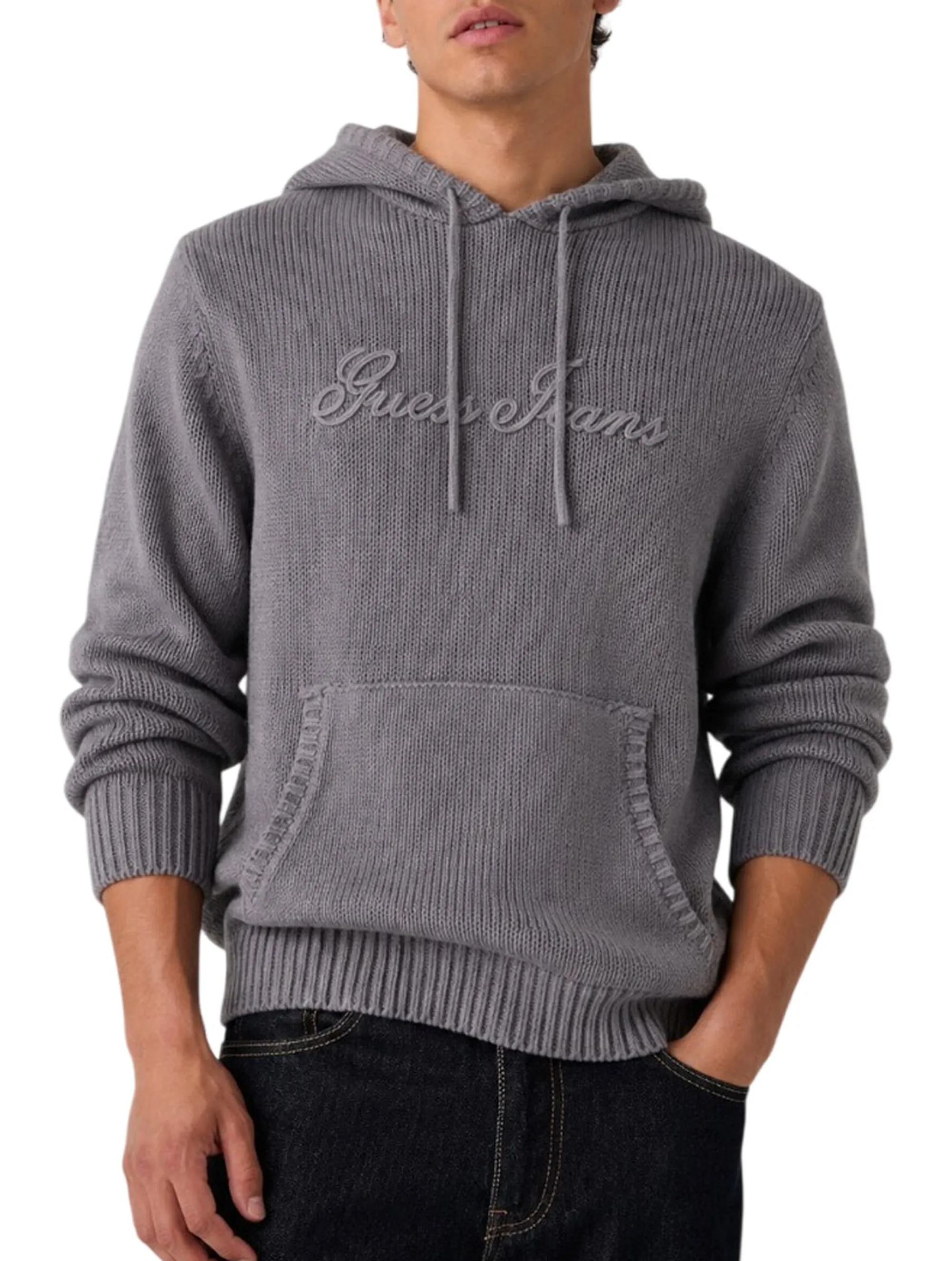 Guess Jeans Maglia Ricamata Grigio M6Br08Z1231 188114
