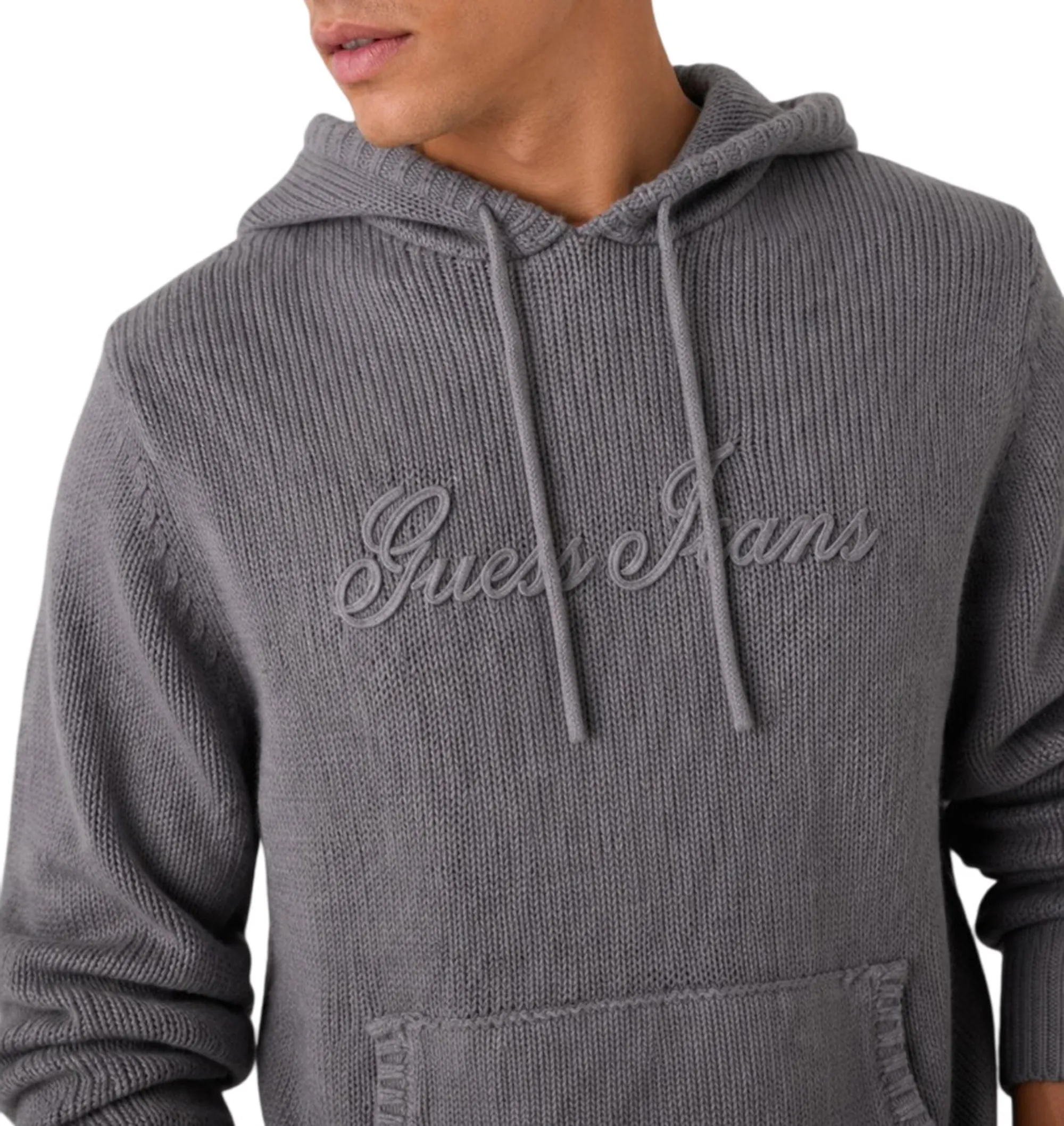 Guess Jeans Maglia Ricamata Grigio M6Br08Z1231 188117
