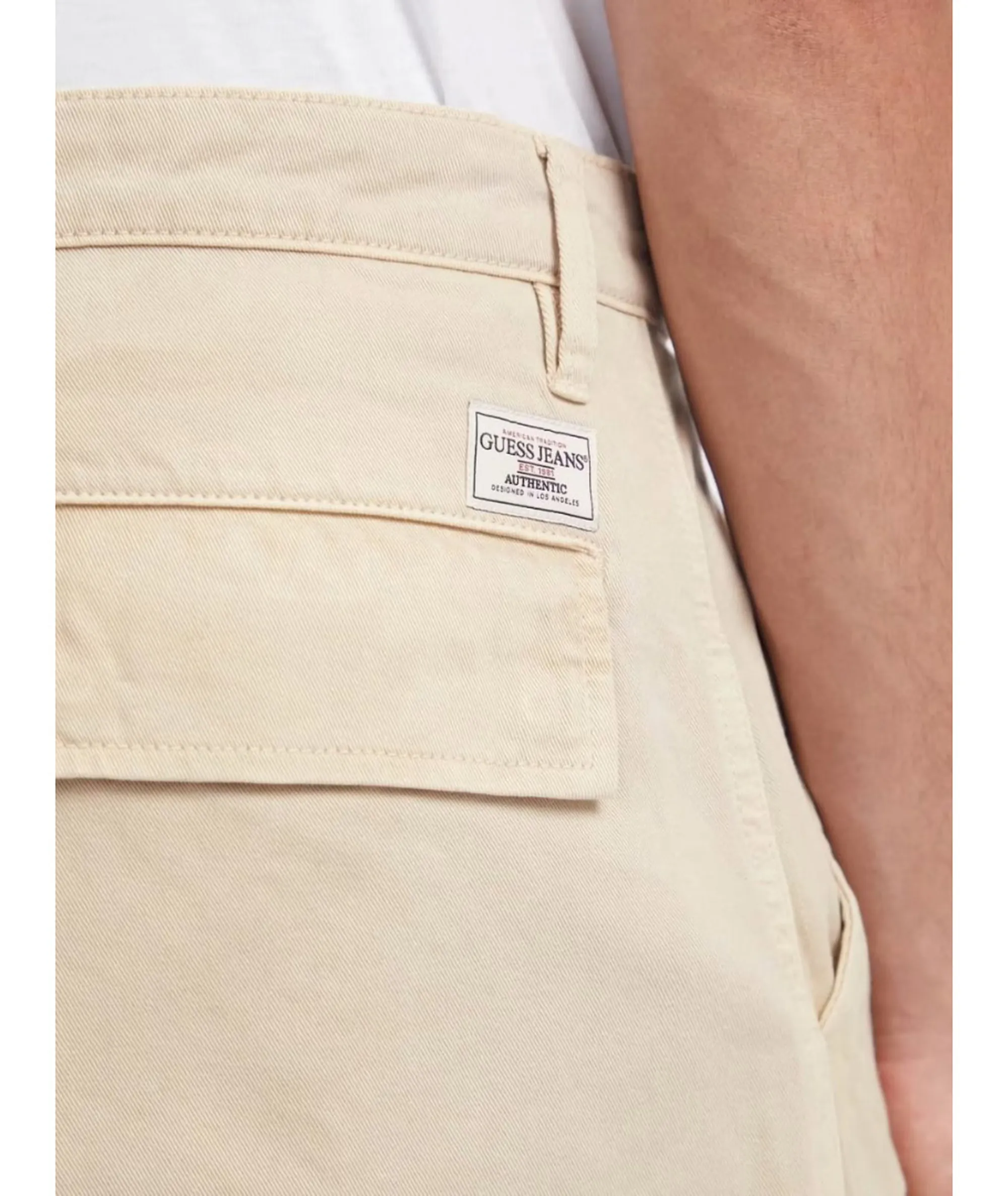 Guess Jeans B'Chino Cargo Trousers' Beige M4Yb40Wgcv1 159823