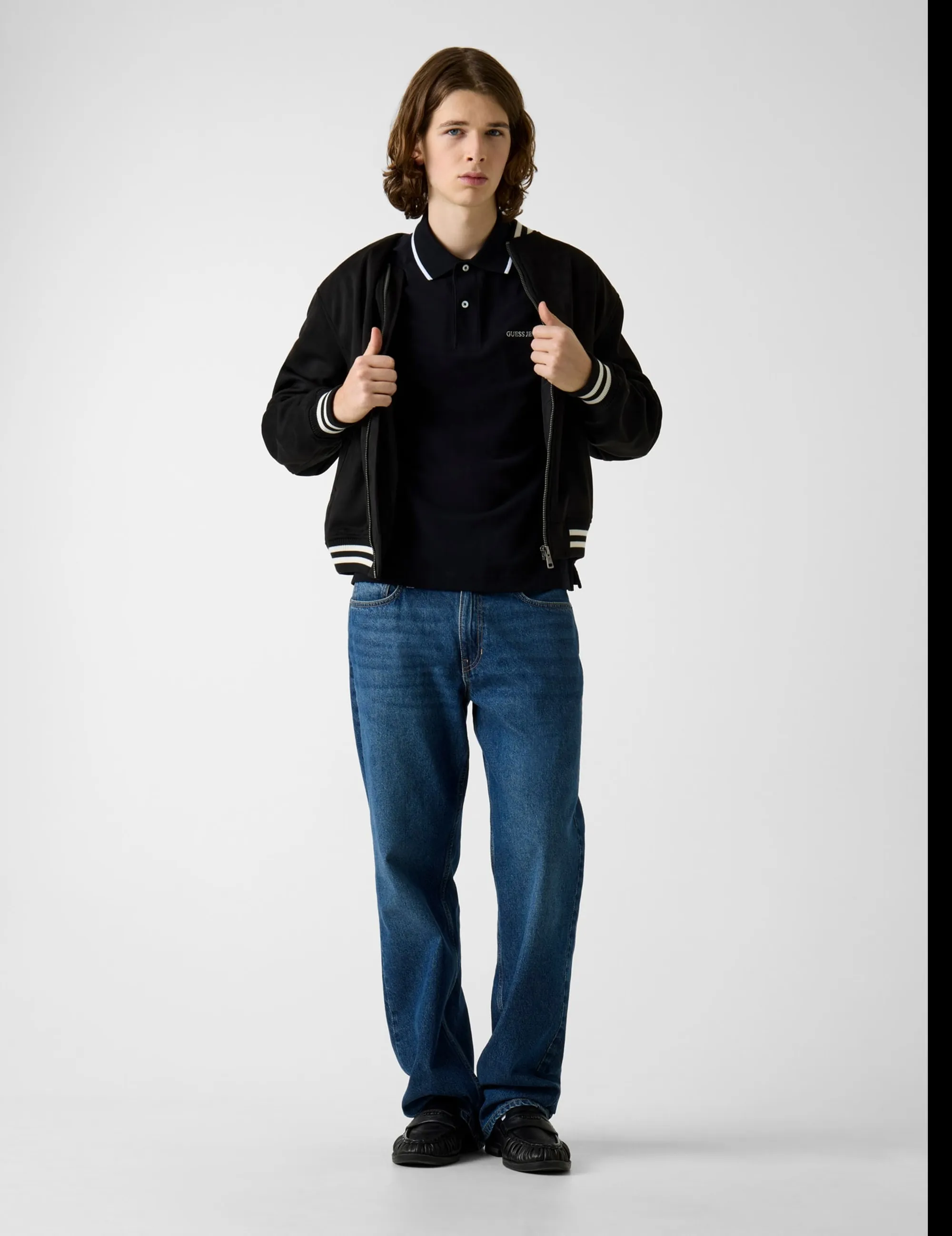 Guess Jeans B'Polo  ' Black M6Rp24Kcjv1 171454