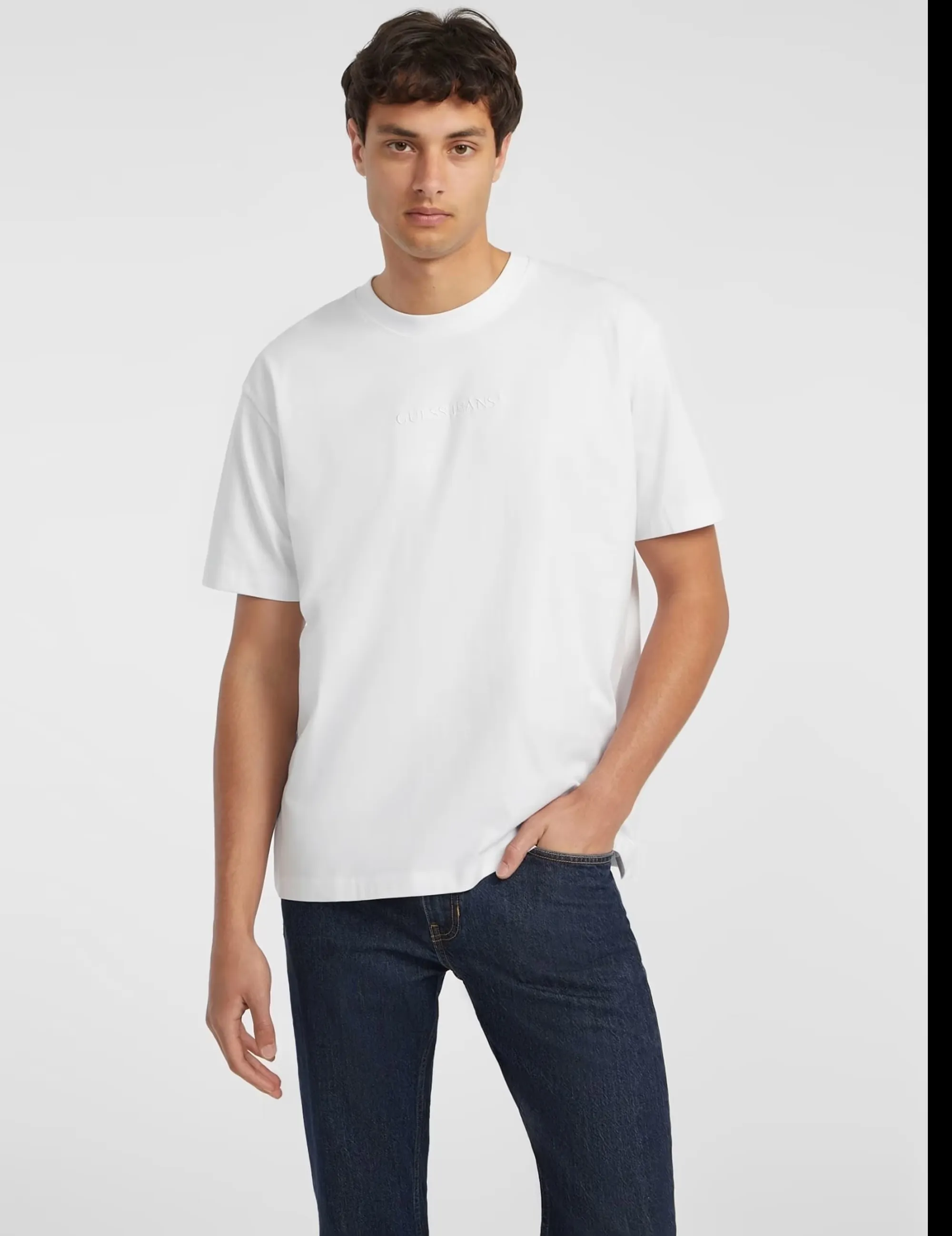 Guess Jeans B'T-Shirt' White M4Yi44K8Fq4 171551