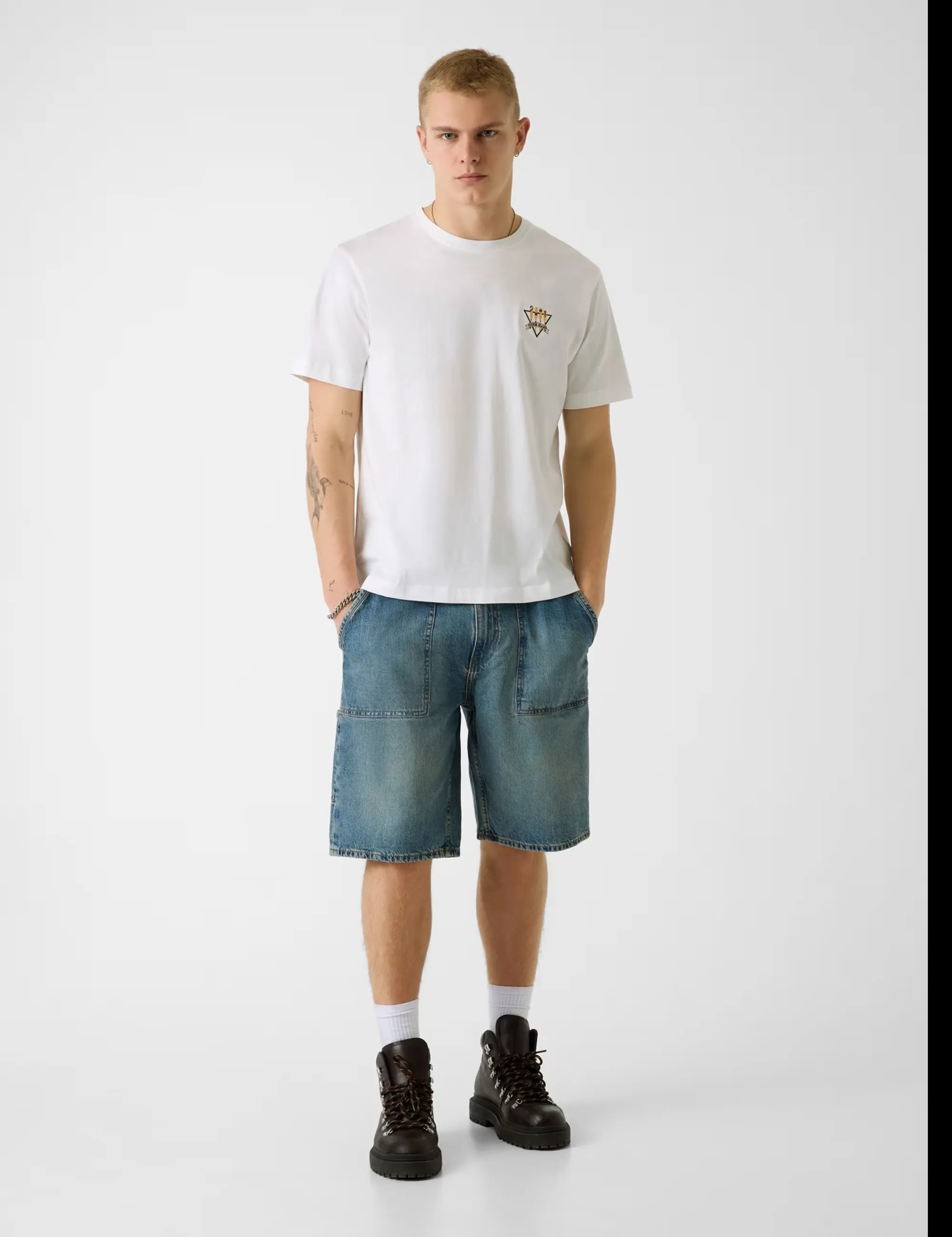 Guess Jeans B'T-Shirt' White M6Gib7K8Hm0 171588