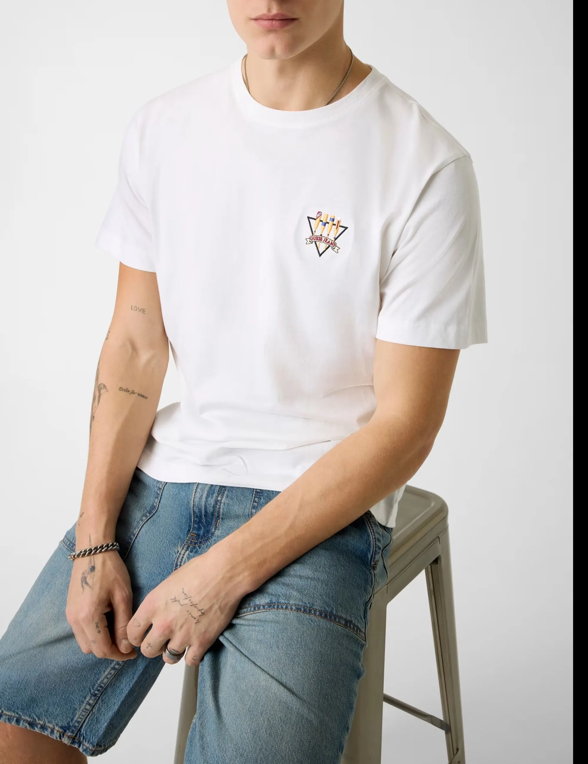 Guess Jeans B'T-Shirt' White M6Gib7K8Hm0 171591