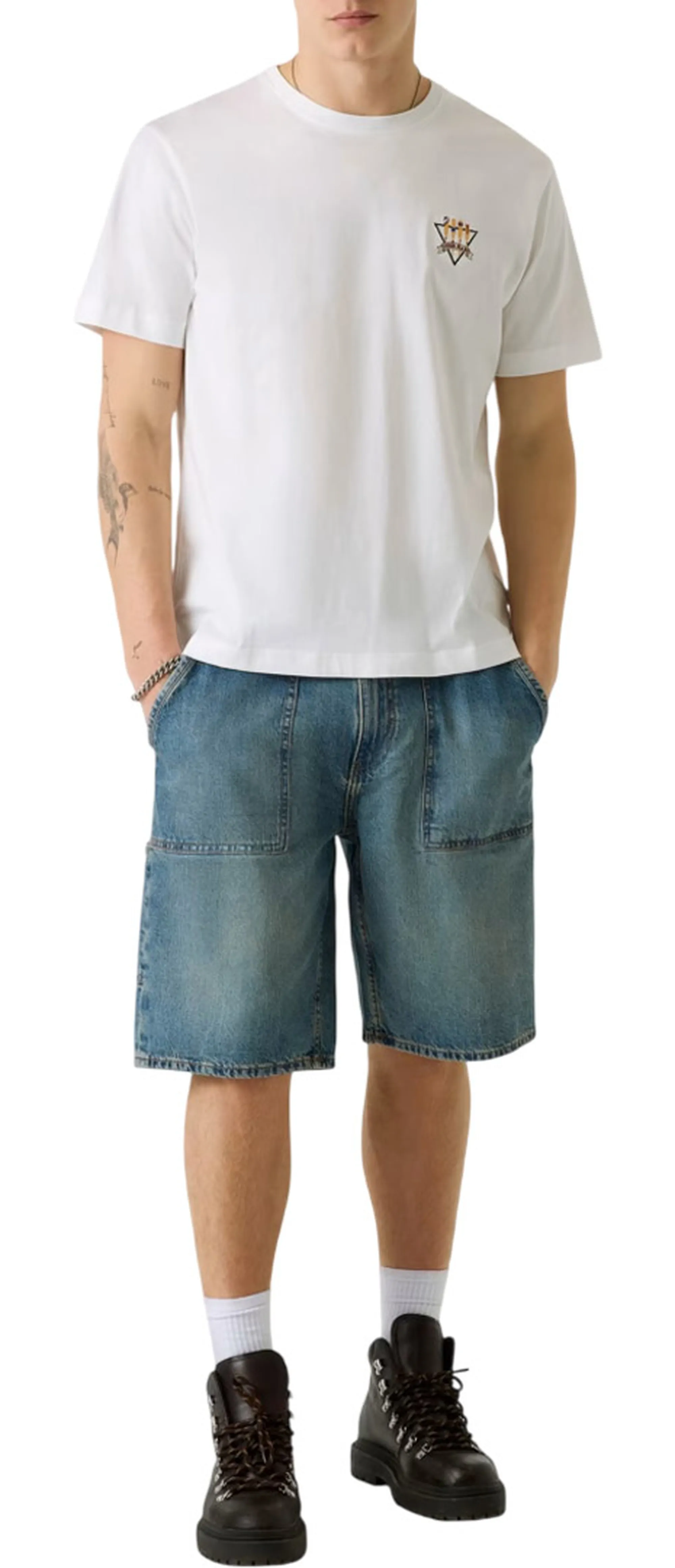 Guess Jeans B'T-Shirt' White M6Gib7K8Hm0 179404