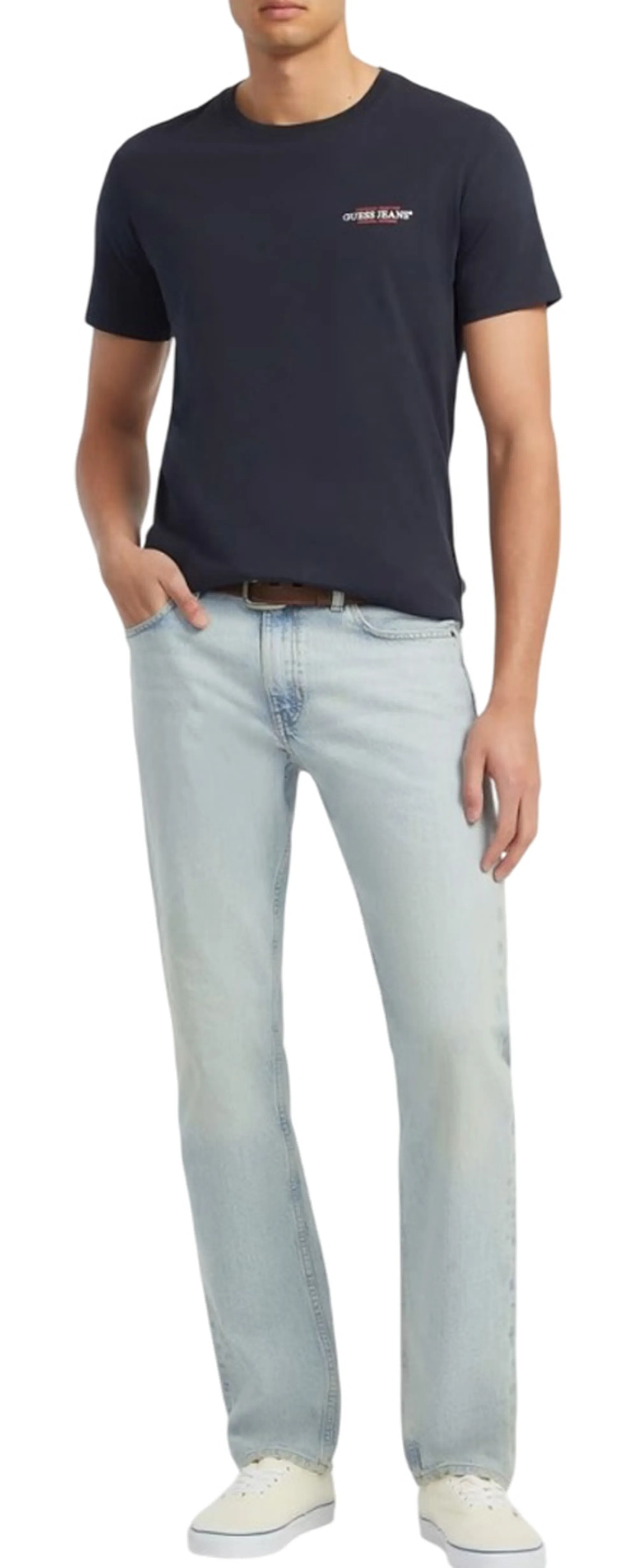 Guess Jeans B'T-Shirt ' Blu M4Yi55K8Hm0 159829