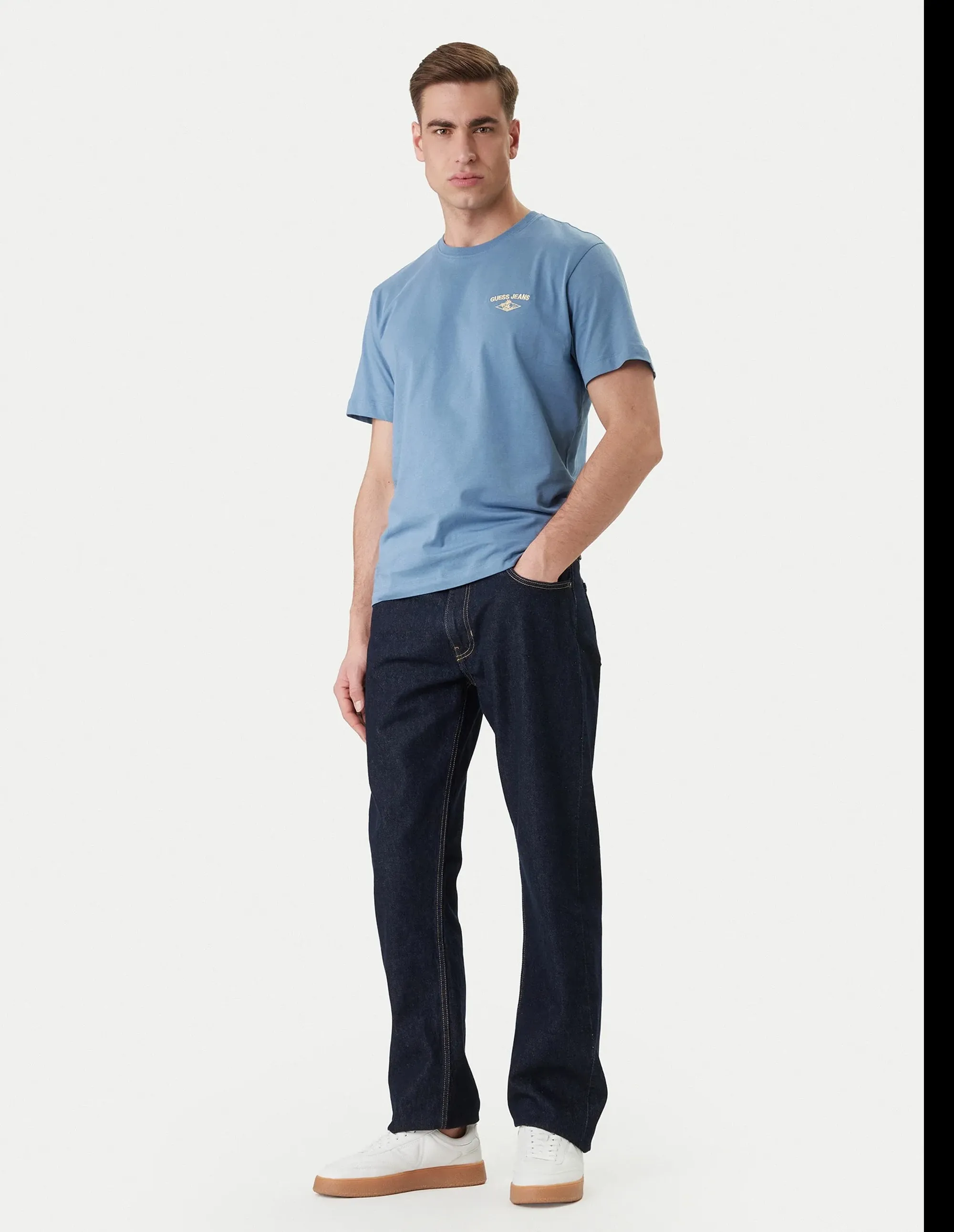 Guess Jeans B'T-Shirt' Blue M6Gib7K8Hm0 171597