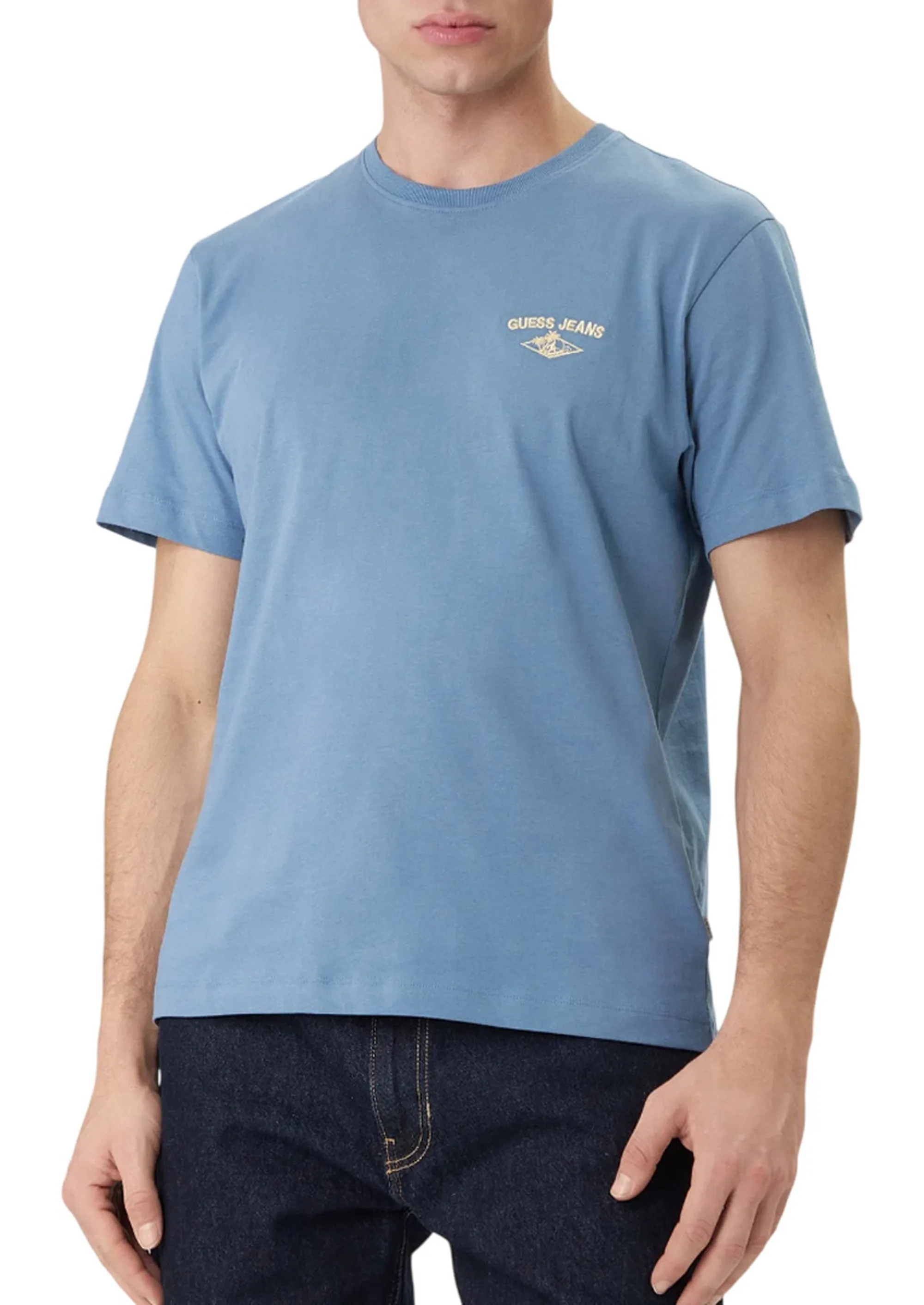 Guess Jeans B'T-Shirt' Blue M6Gib7K8Hm0 179386