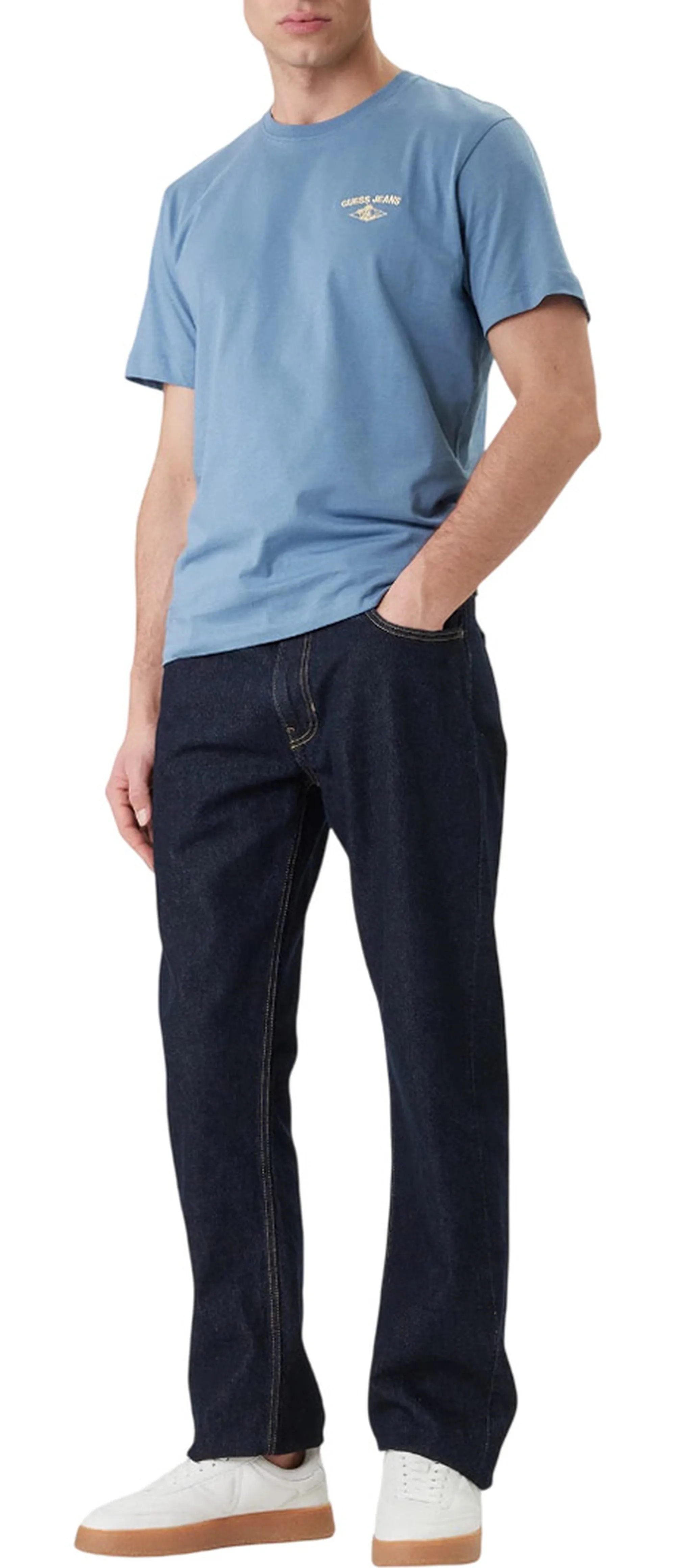 Guess Jeans B'T-Shirt' Blue M6Gib7K8Hm0 179388